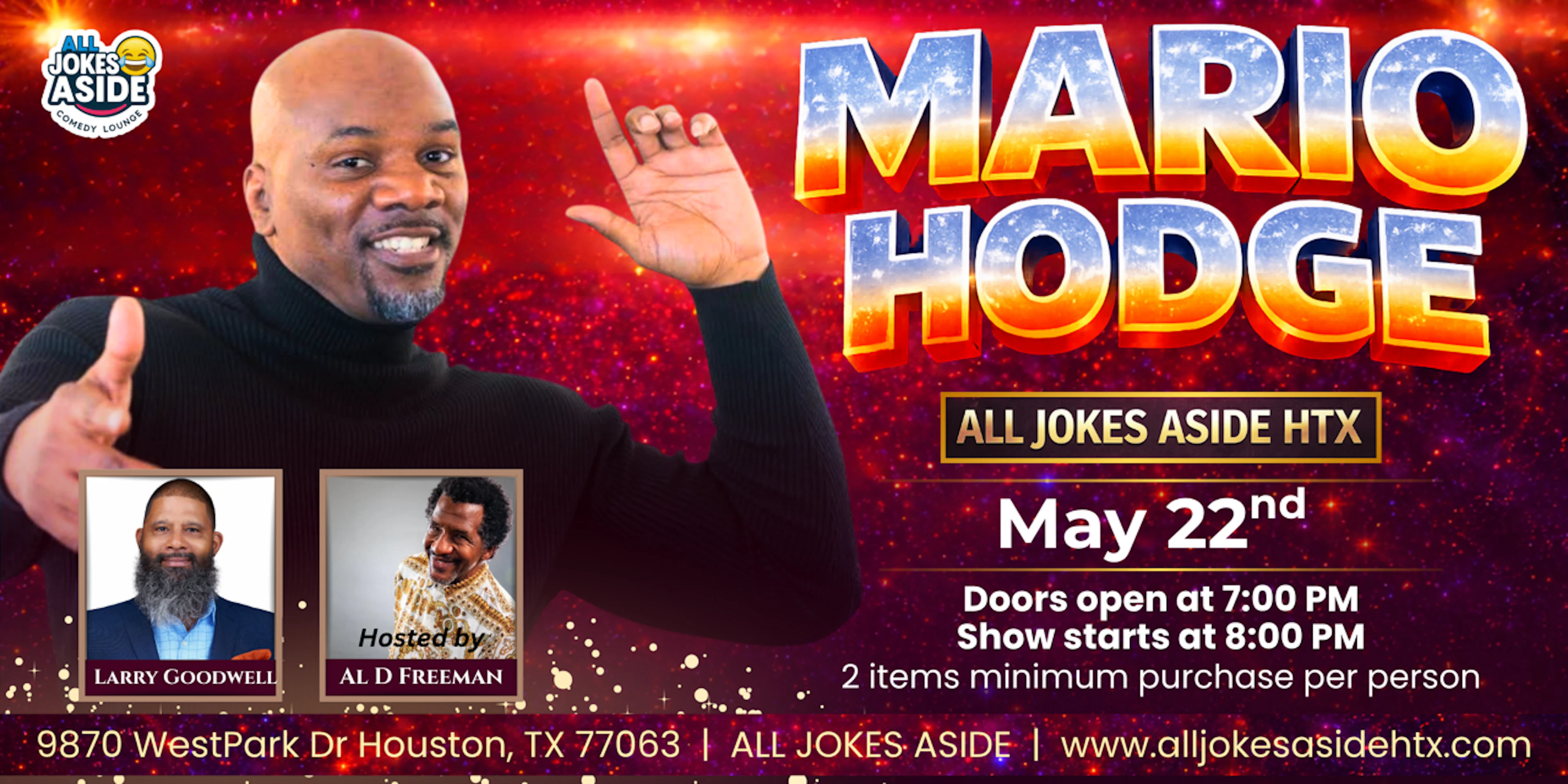 Arts event at All Jokes Aside Comedy Lounge