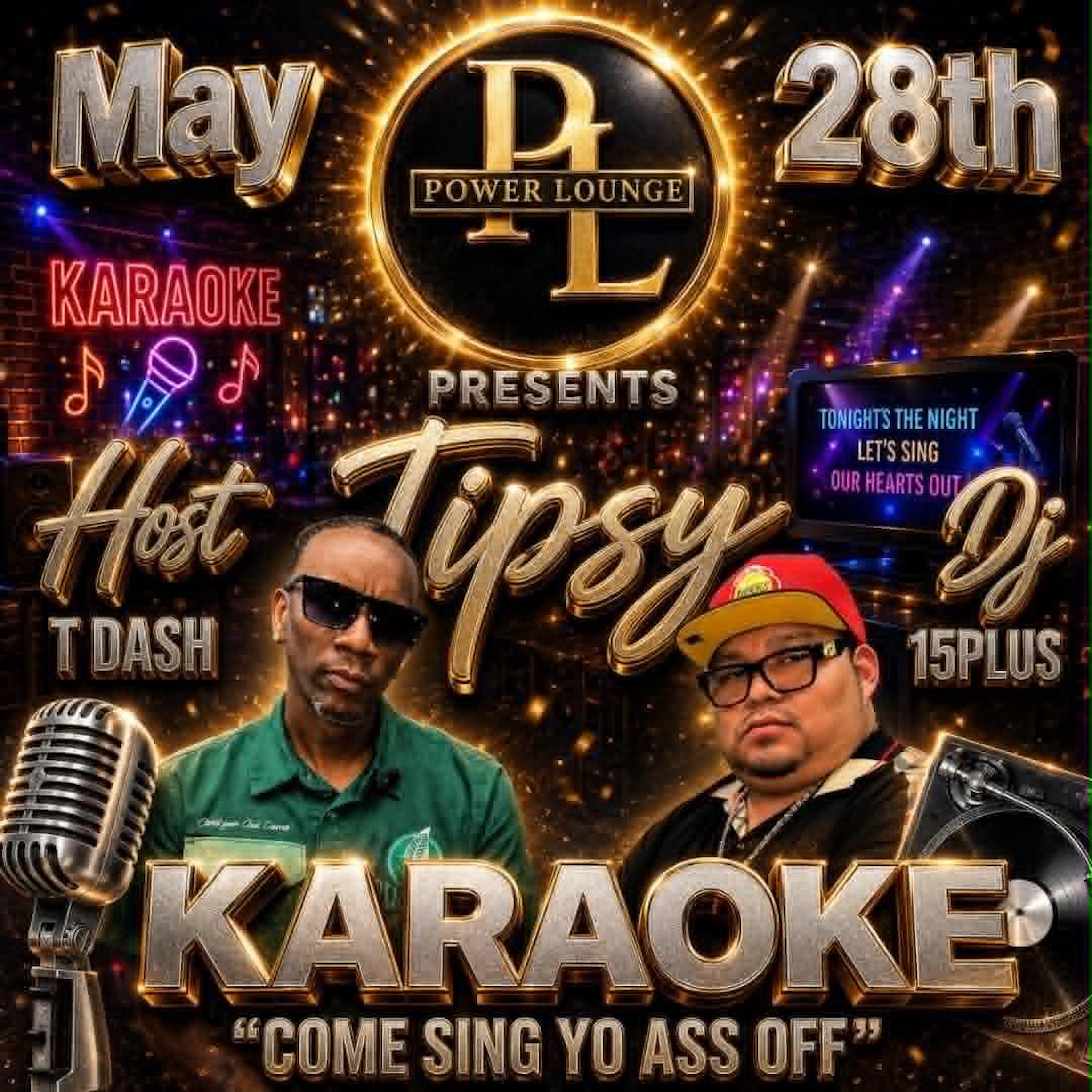 Music event at The Power Lounge HTX | Sip + Social Bar & Patio