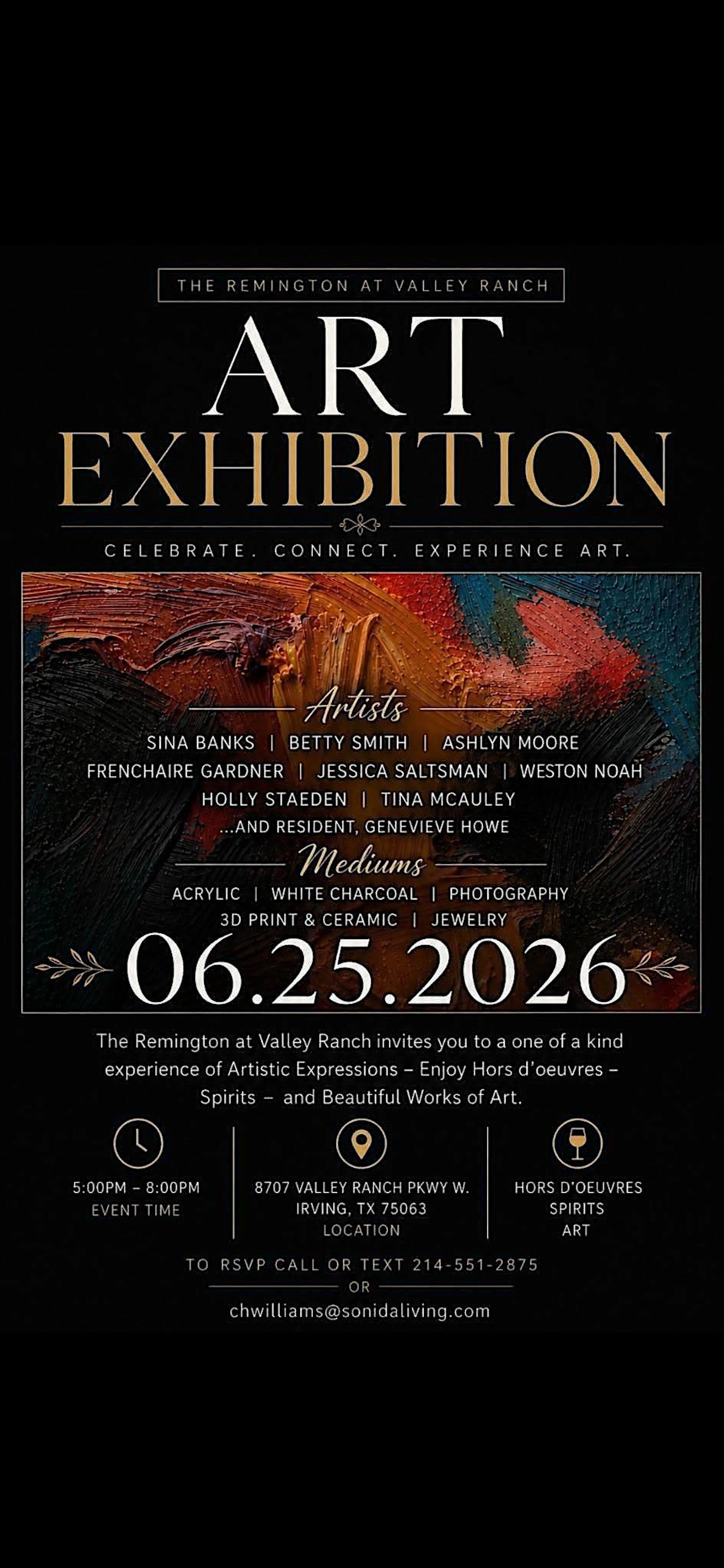 Arts event at The Remington at Valley Ranch