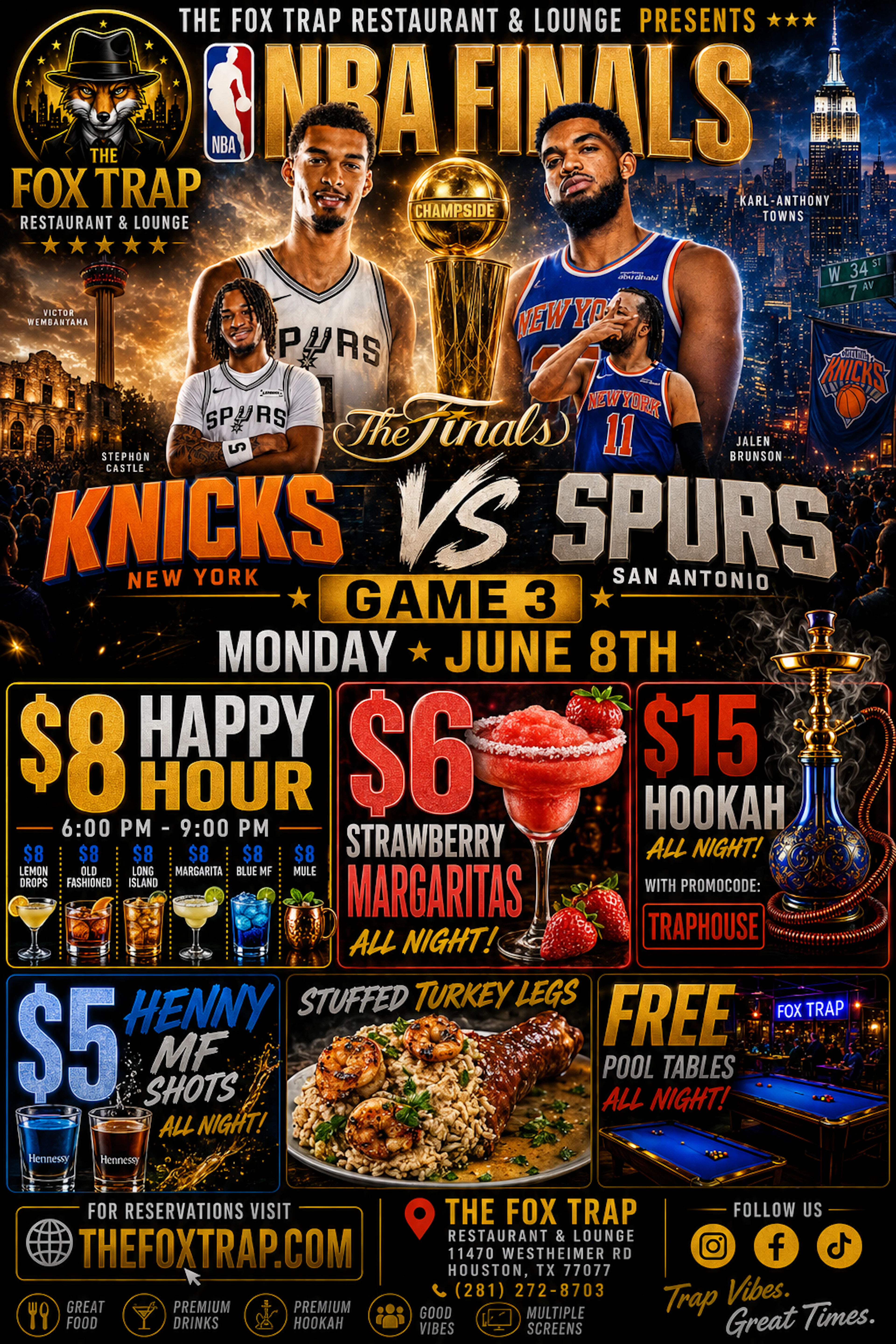 Sports event at The Fox Trap Restaurant & Lounge