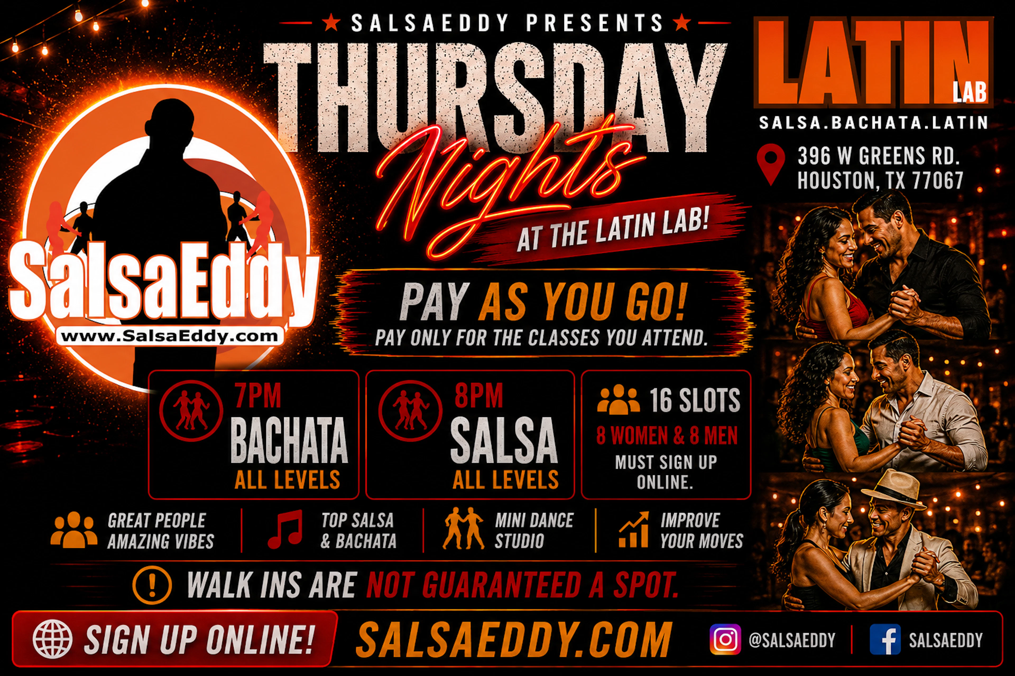 Arts event at SalsaEddy - Latin Lab