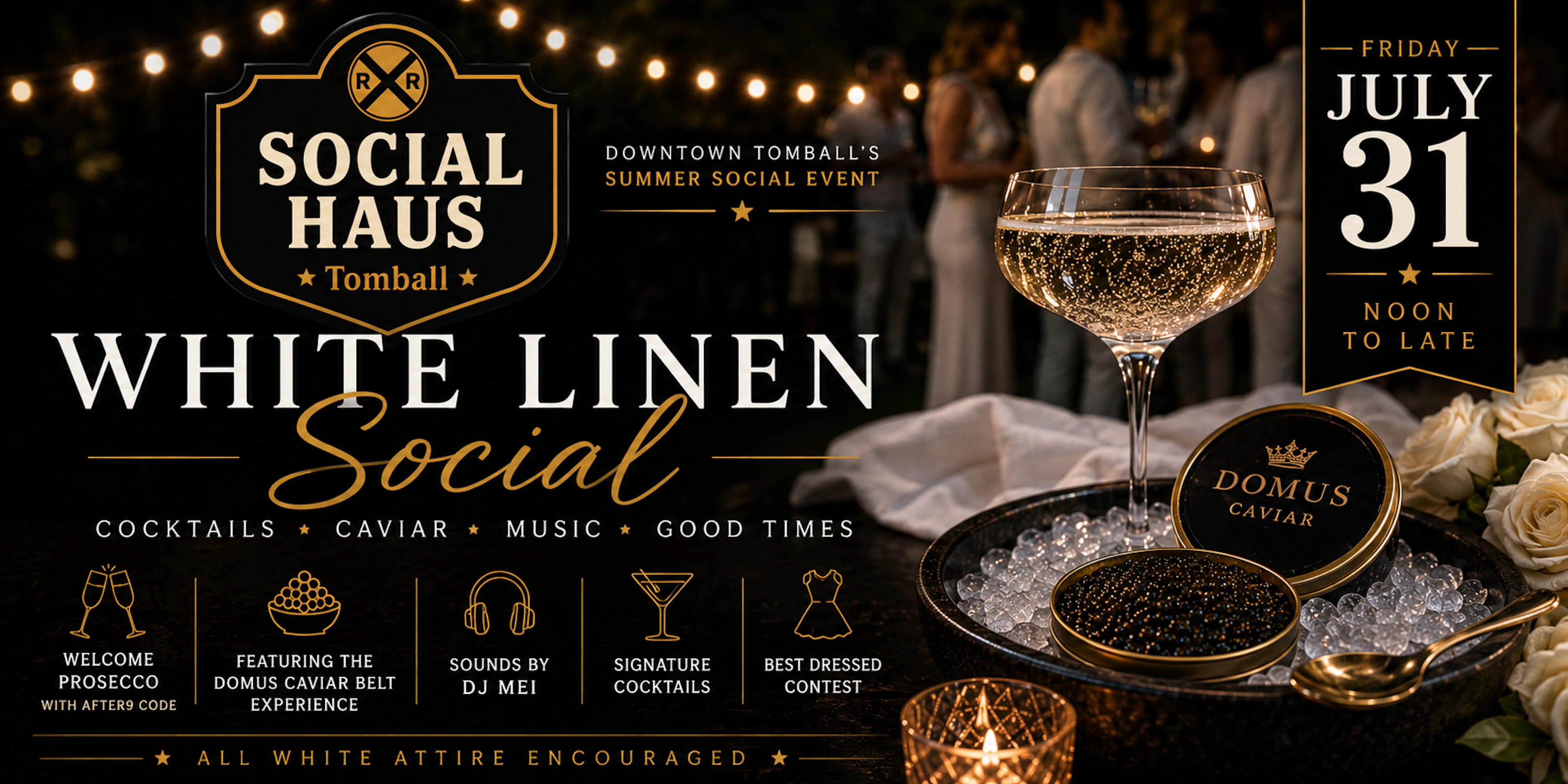 Community event at Tomball Social Haus