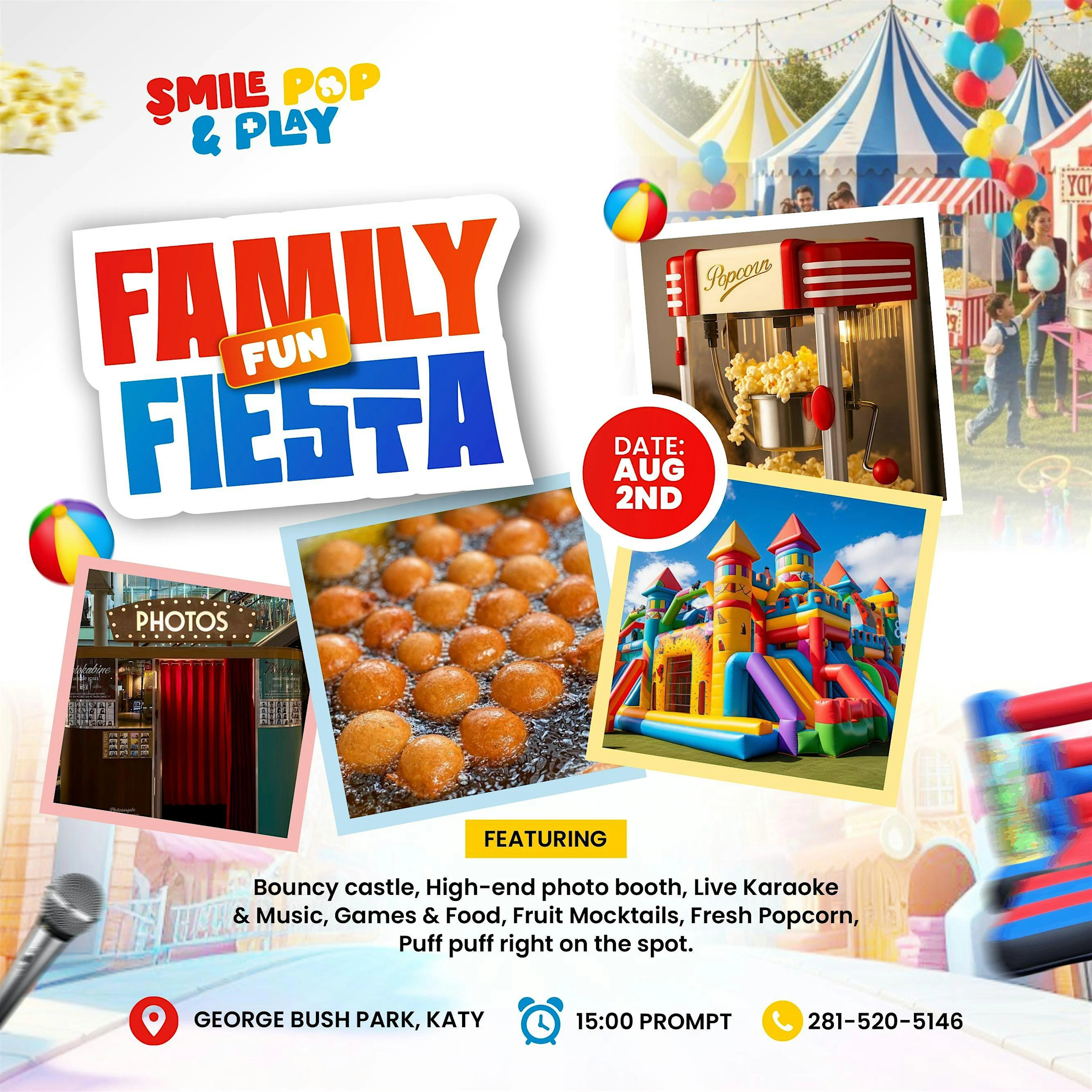 Family event at George Bush Park Pavillions