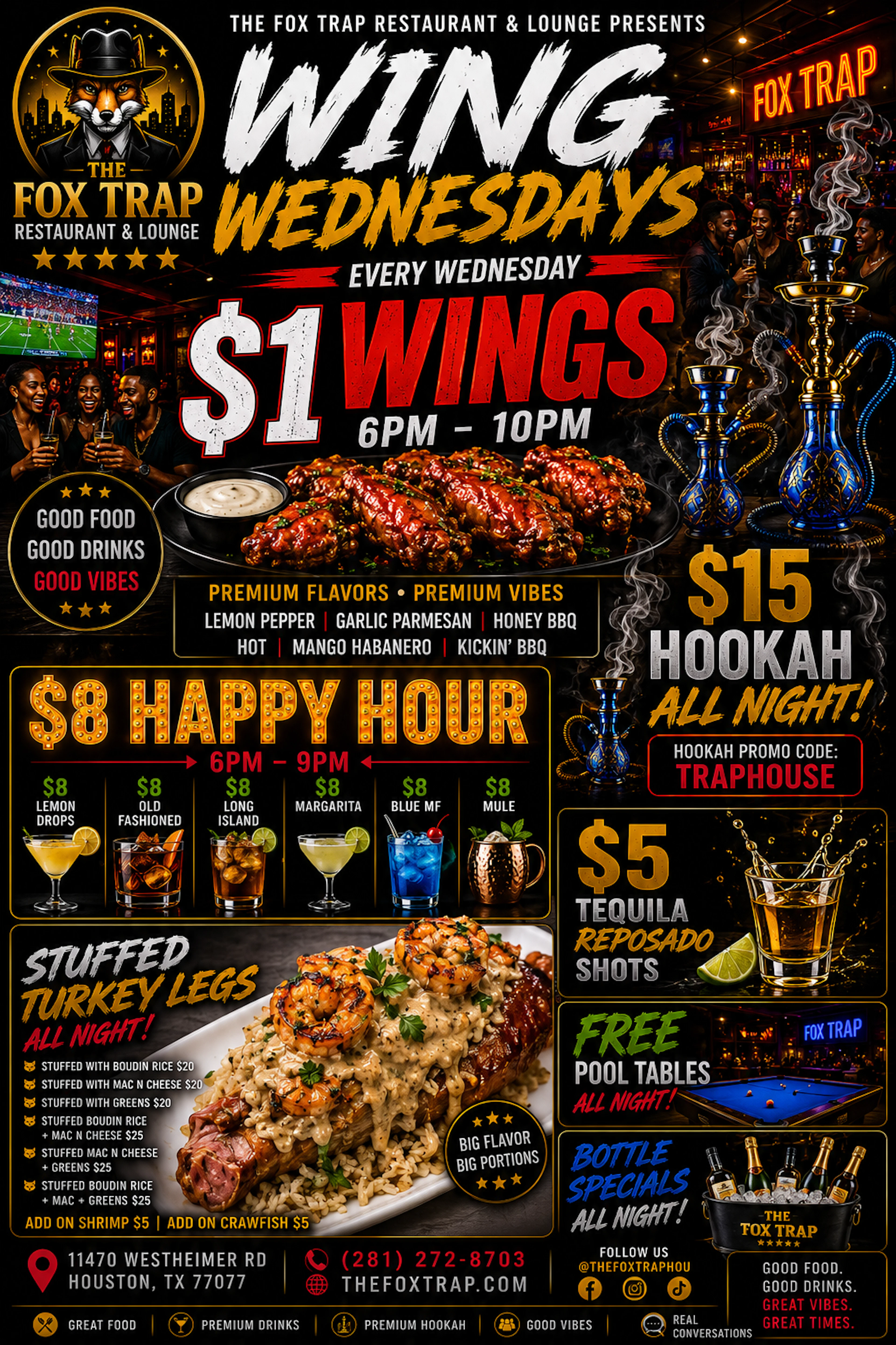 Food event at The Fox Trap Restaurant & Lounge