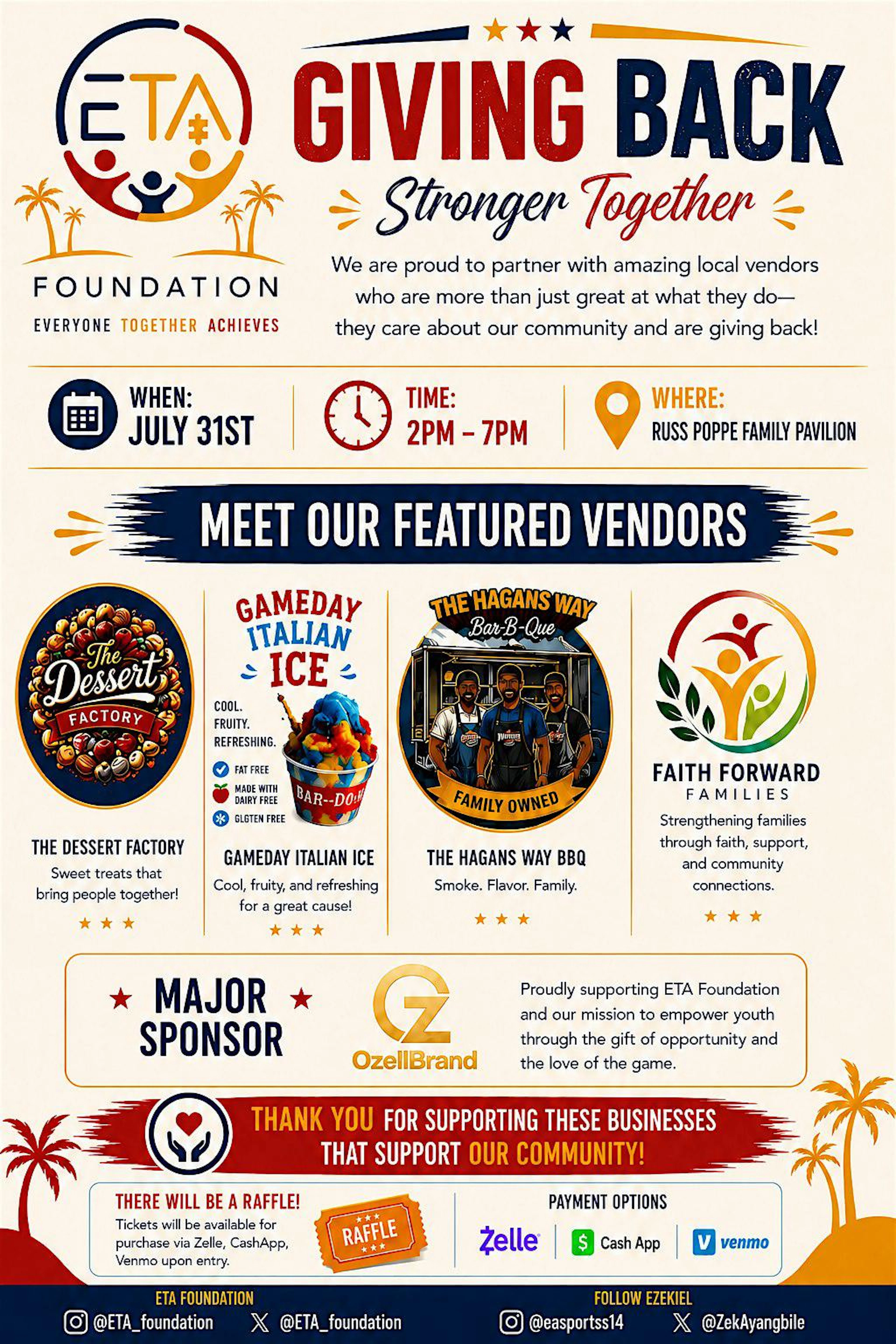 Family event at Russ Poppe Family Park