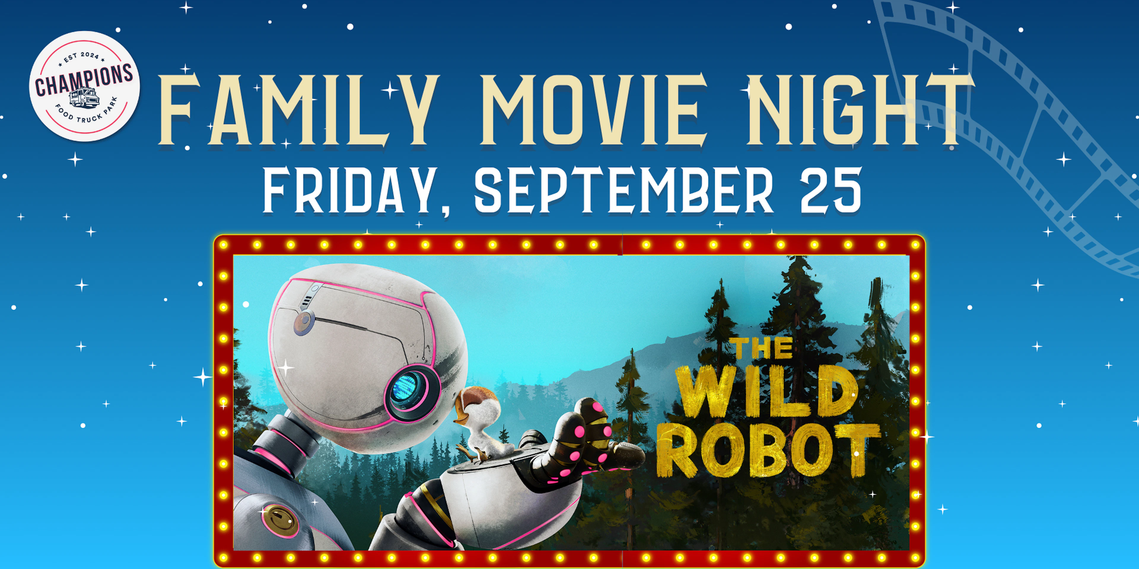 Family event at Champions Food Truck Park