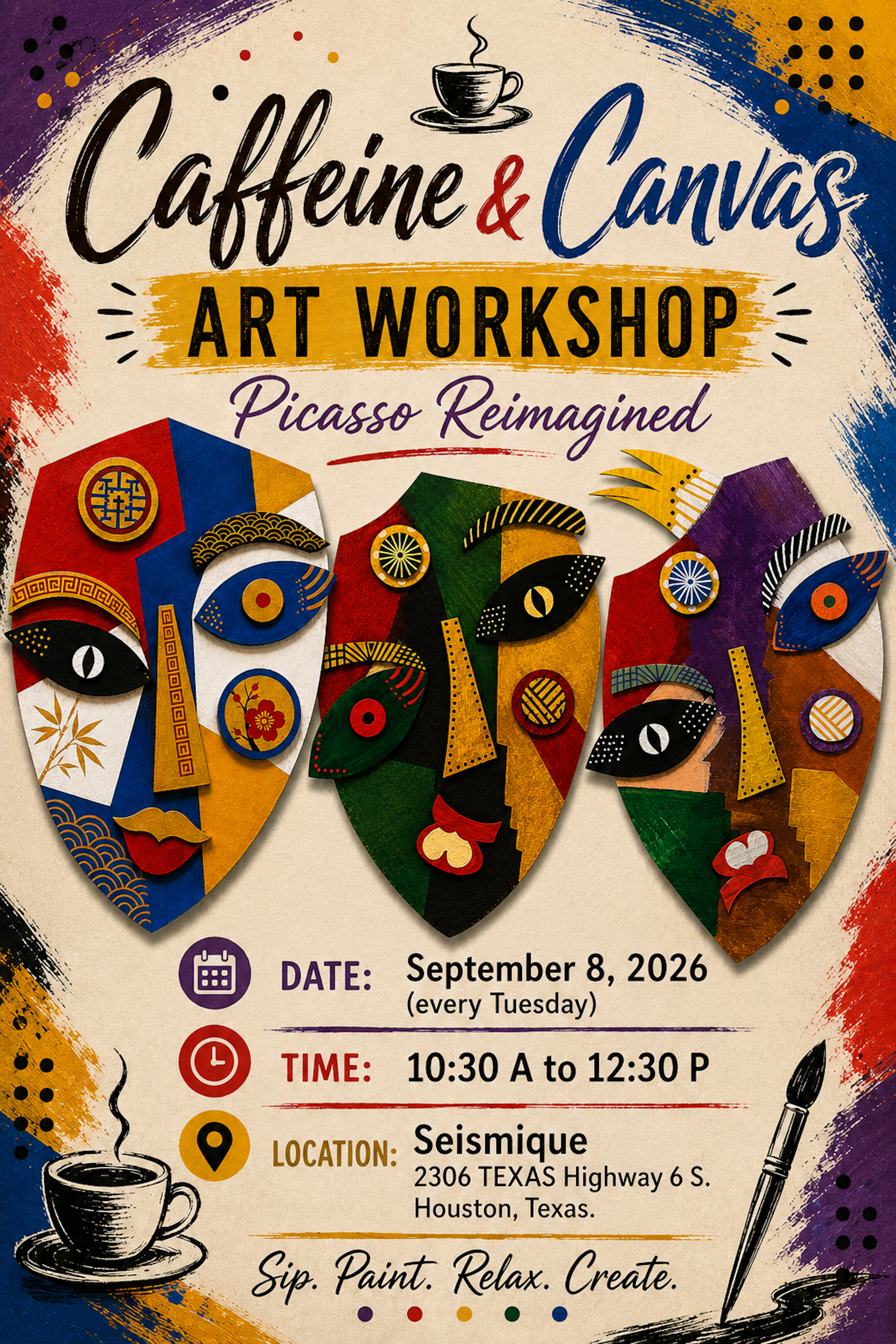 Arts event at Seismique