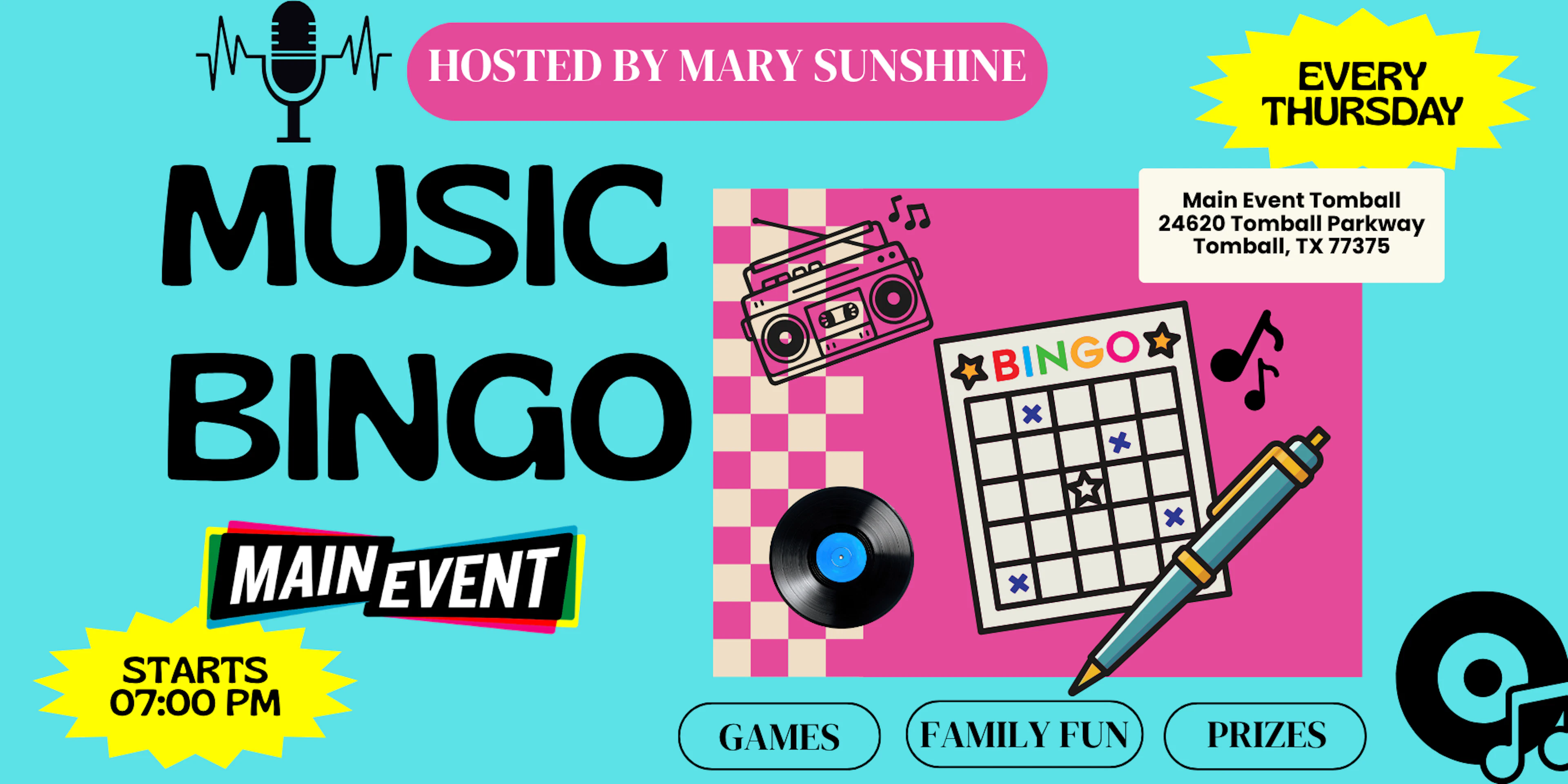 Music event at Main Event Tomball
