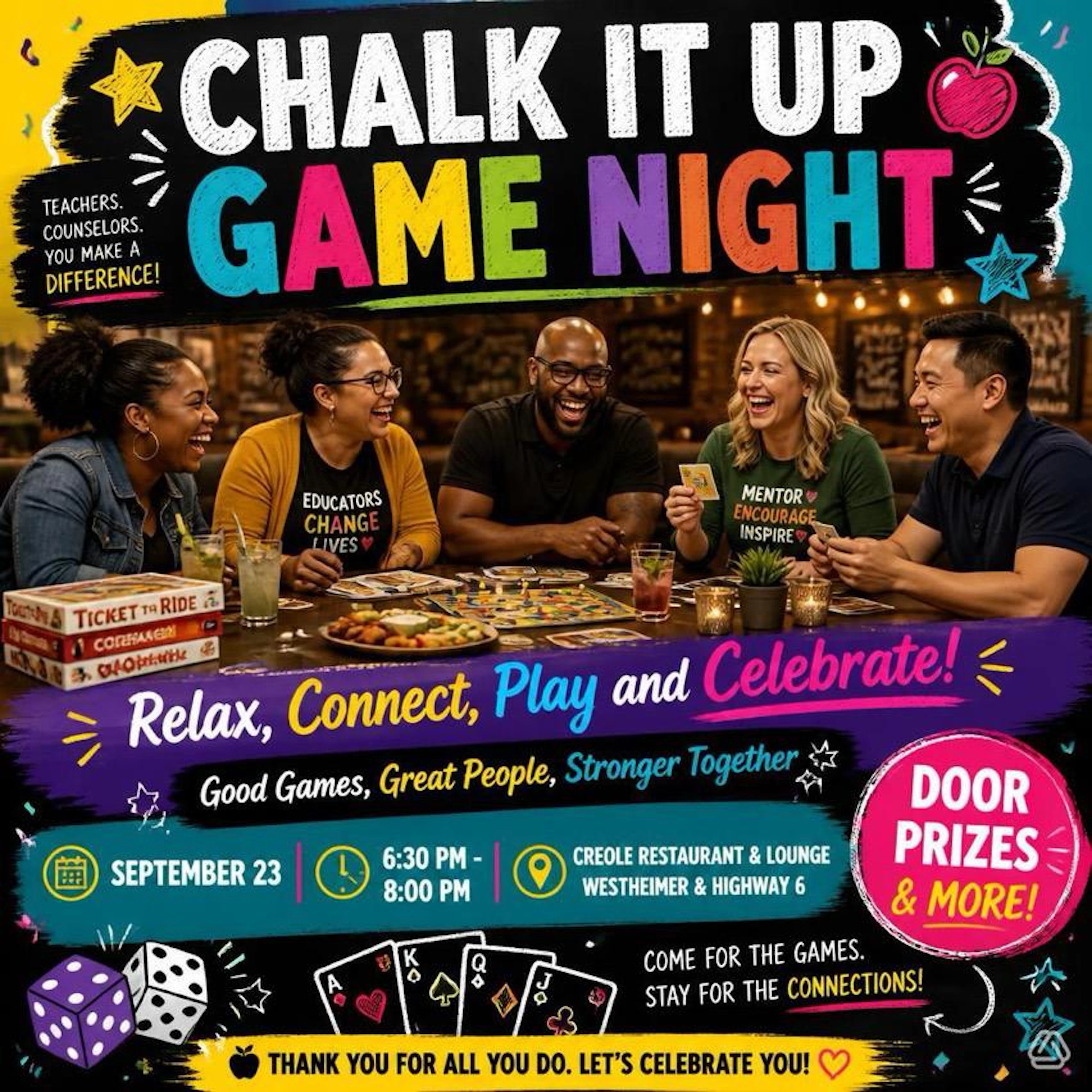 Community event at Creole's Restaurant & Lounge