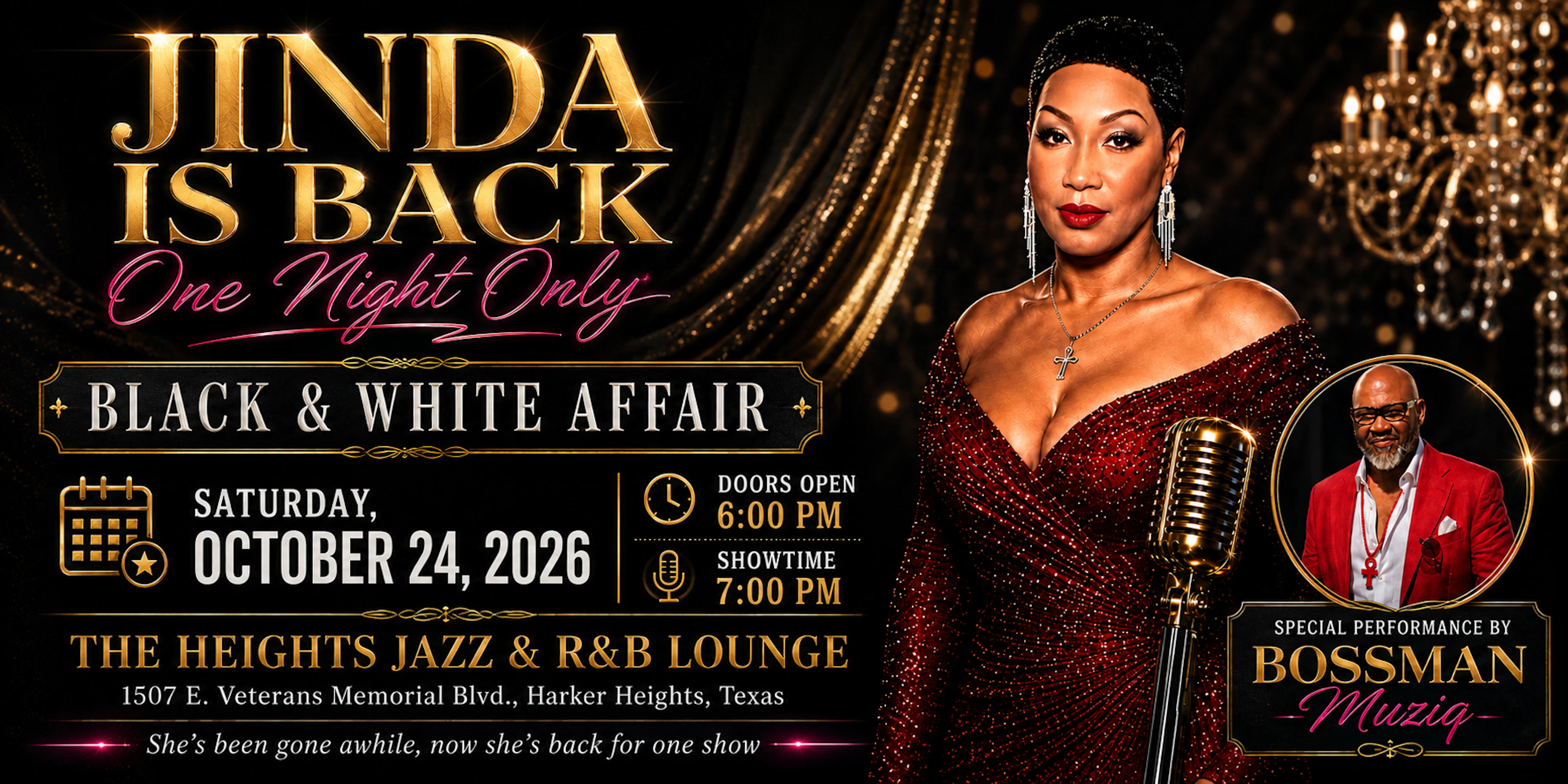 Music event at The Heights Jazz R&B Lounge