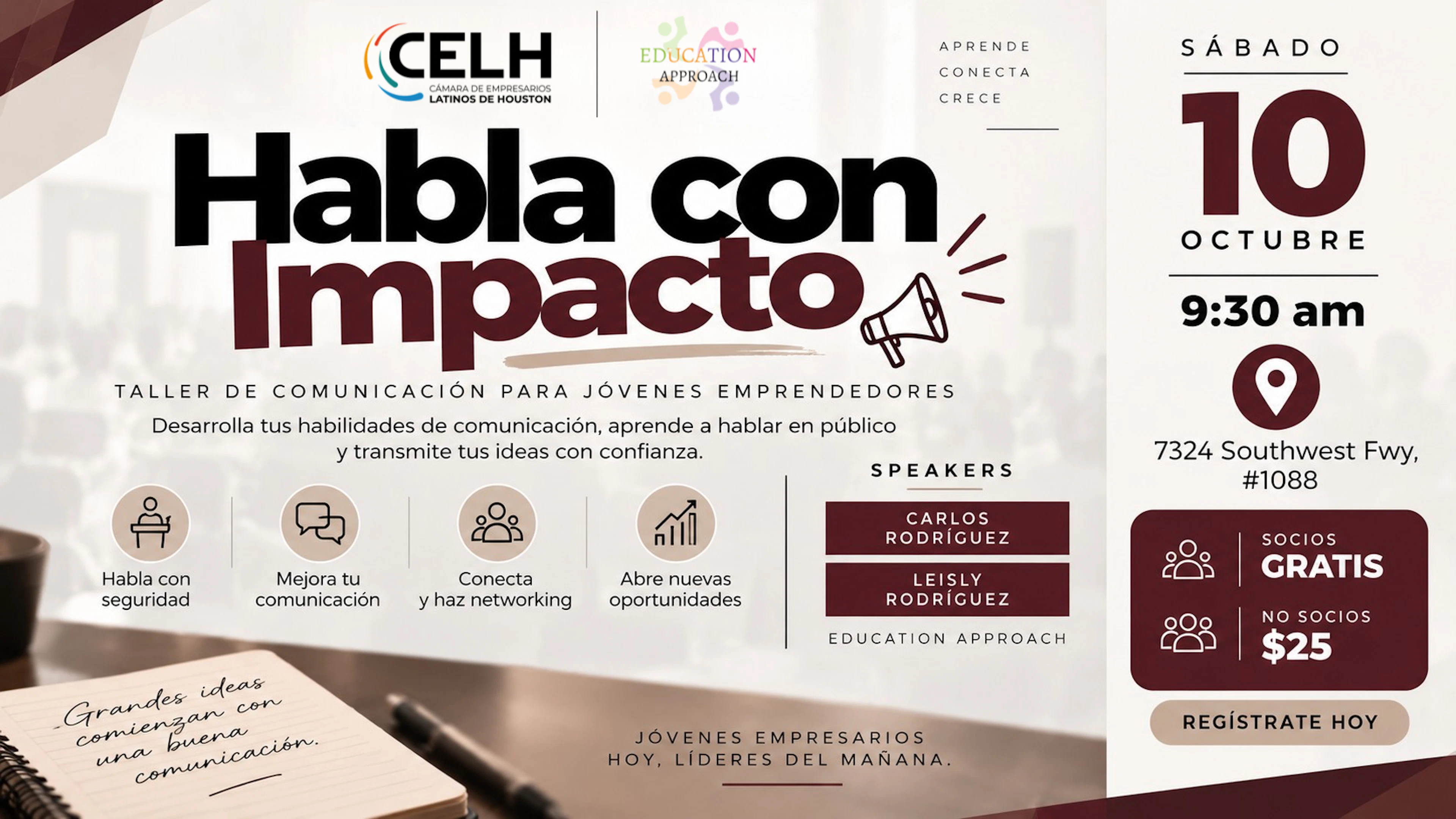 Community event at Cámara de Empresarios Latinos de Houston