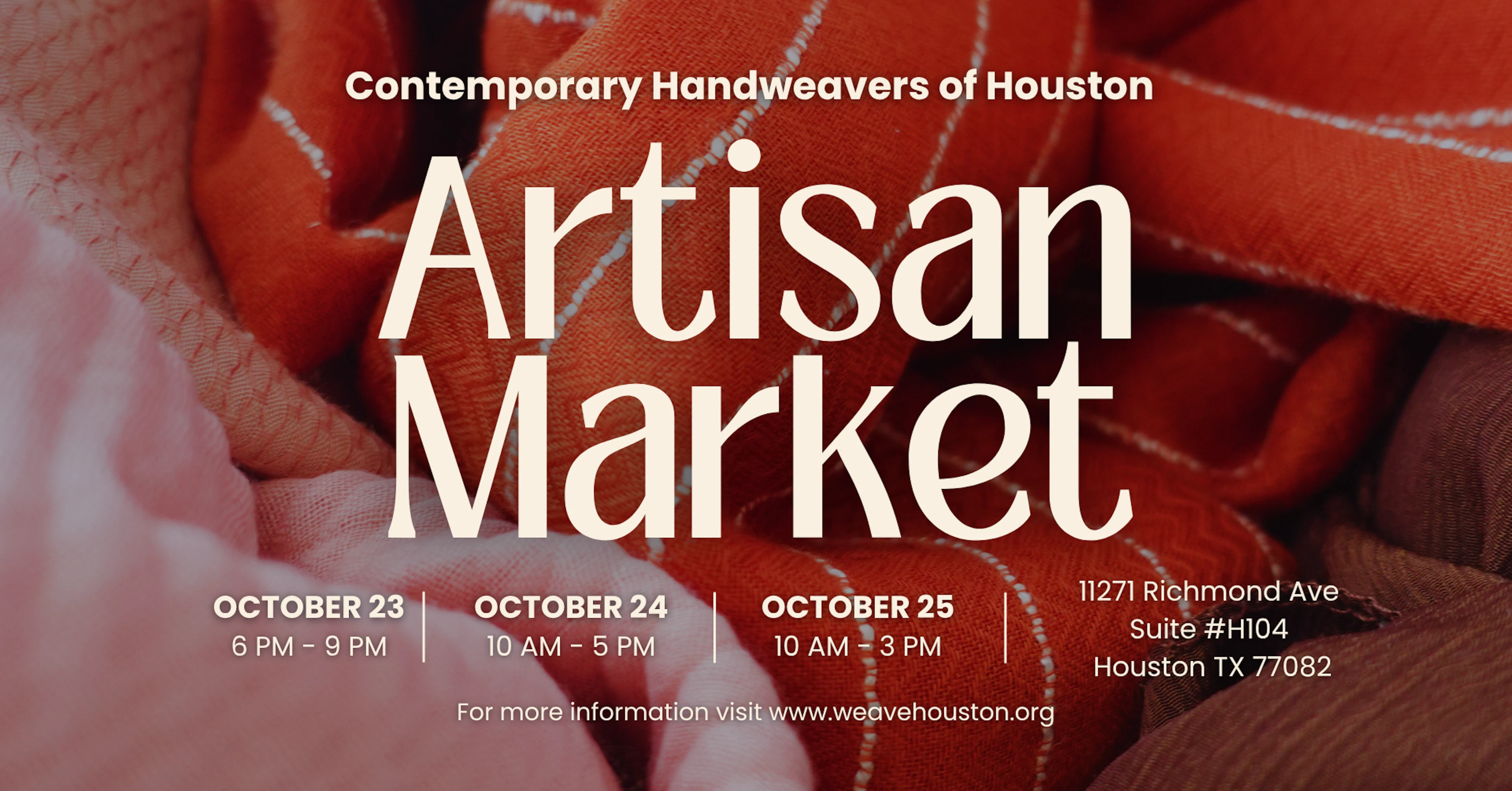 Community event at Contemporary Handweavers of Houston