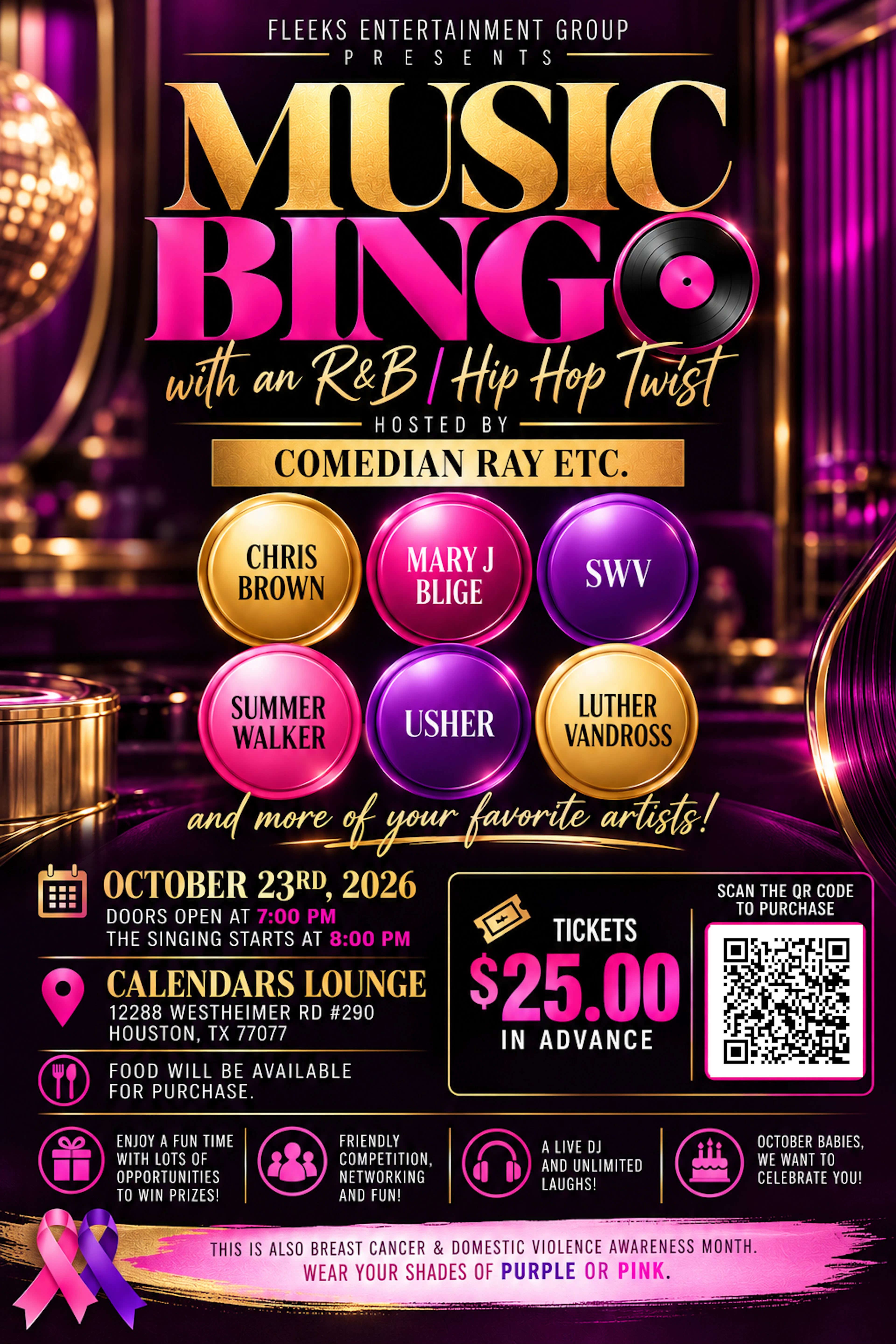 Community event at Calendars Lounge