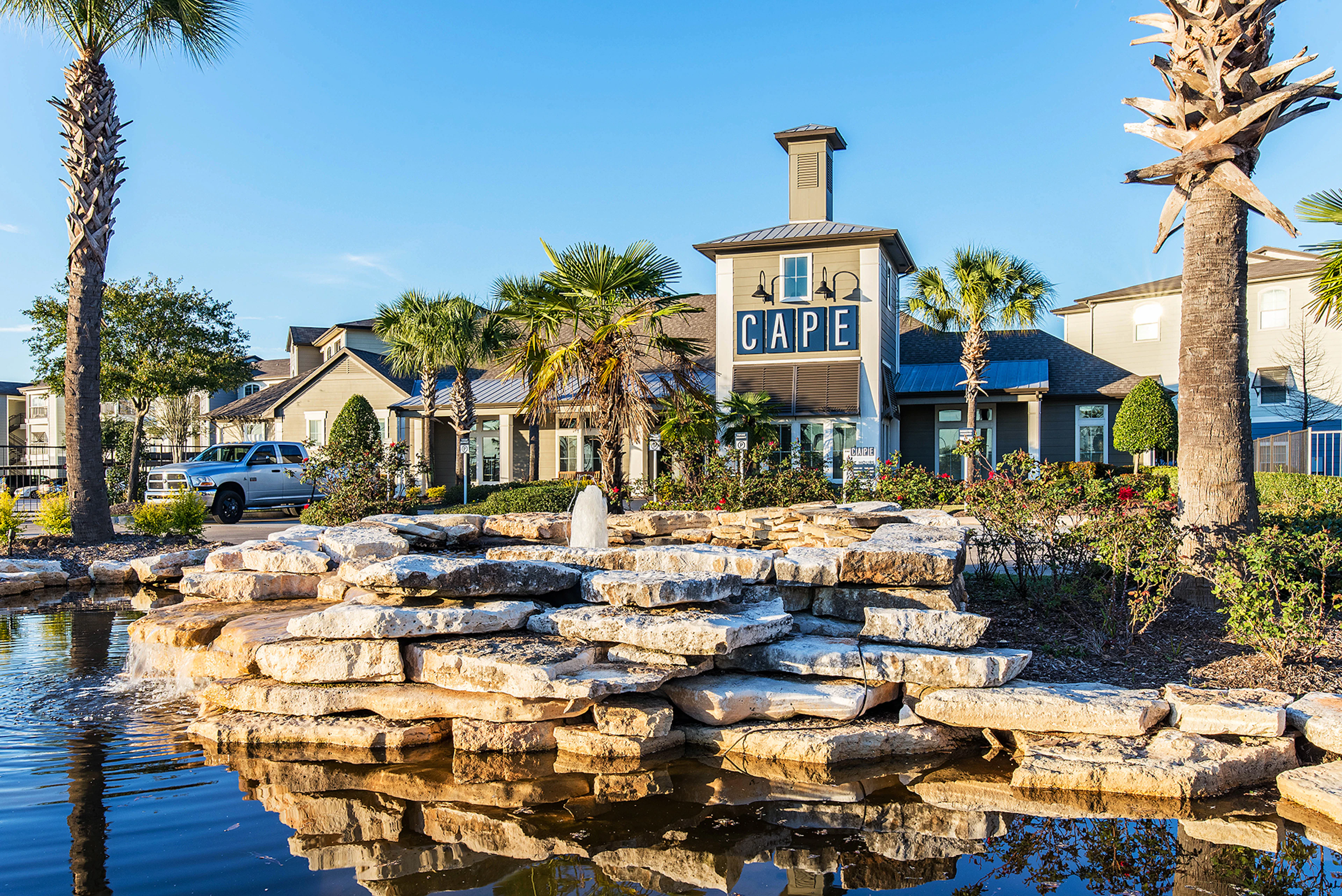 Limited-time move-in special: $300 off 1-bedroom, $500 off 2-bedroom on 13-month leases at The Cape.