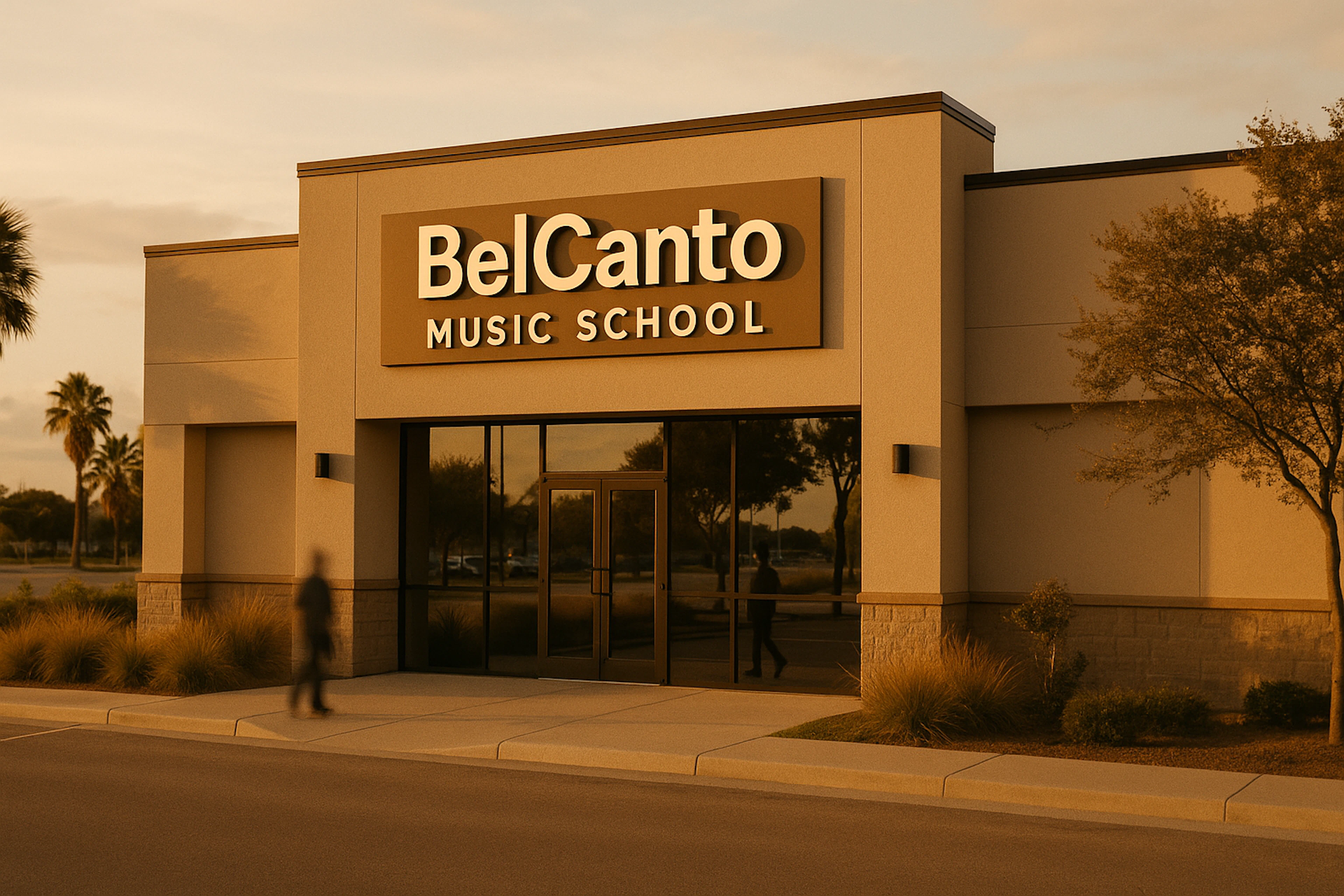 Featuring BelCanto Music School as a local educational resource for music enthusiasts.
