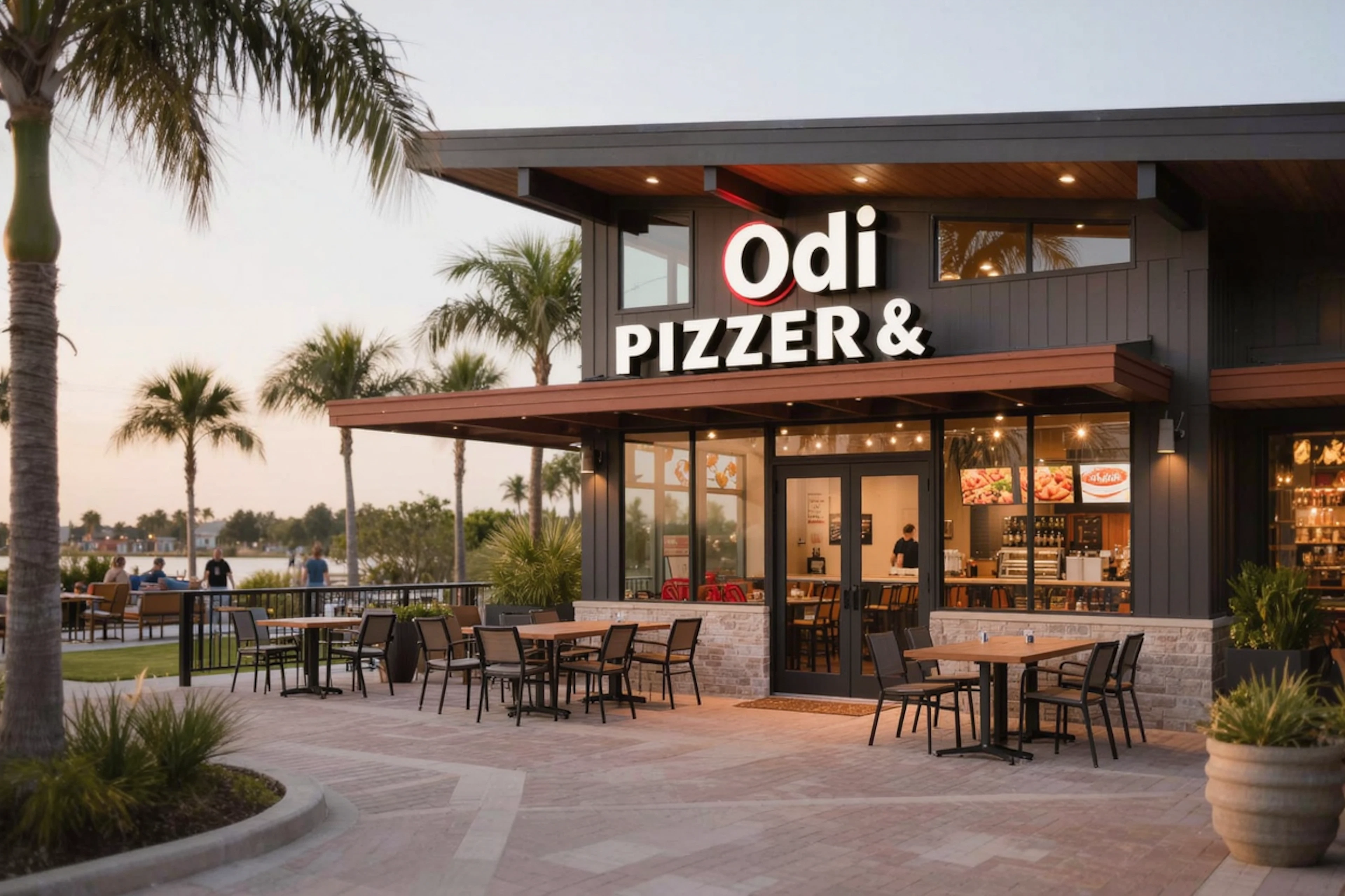 A highly-rated walk-to-it pizzeria 0.4 miles from the community: 4.8 stars across 468 reviews — pitch it as the default Friday-night no-cook option for residents and a 'dinner near home' detail for tour visitors.