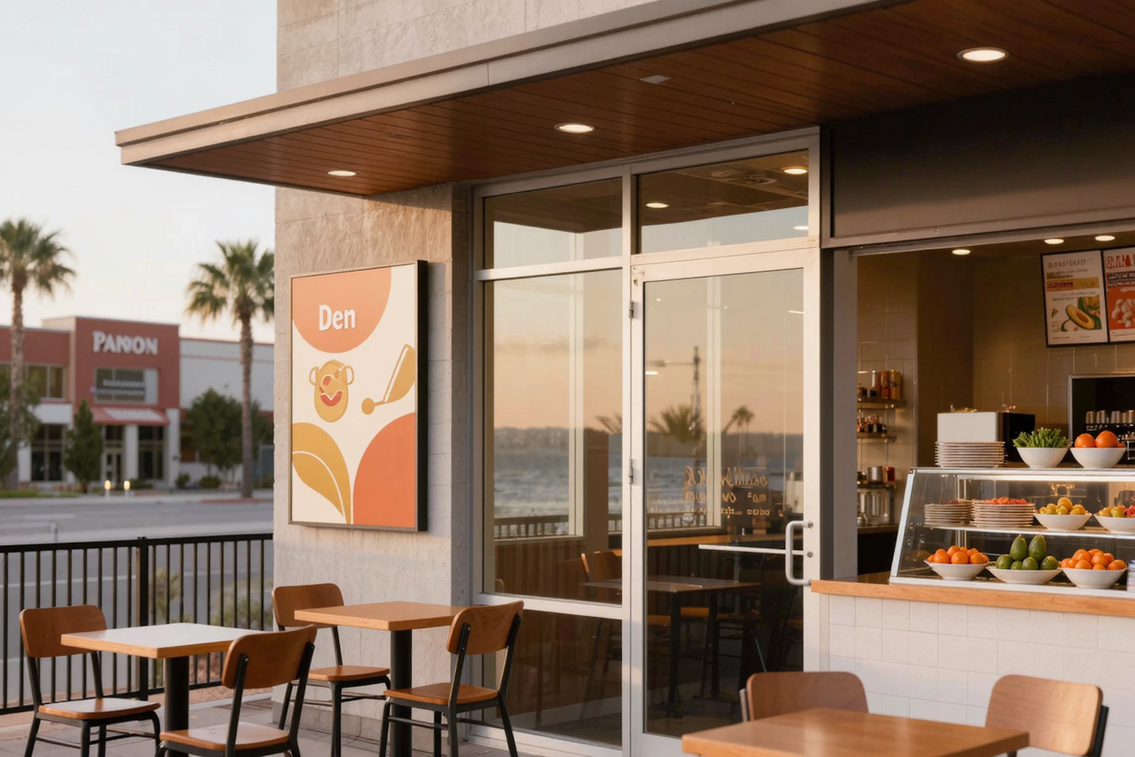 The Den Nutrition is 0.2 miles from Chandler's Mill and rated 4.9 across 18 reviews — write it as the closest fitness stop to the property's 24-hour fitness center, i.e. the shortest warm-up walk in the neighborhood.