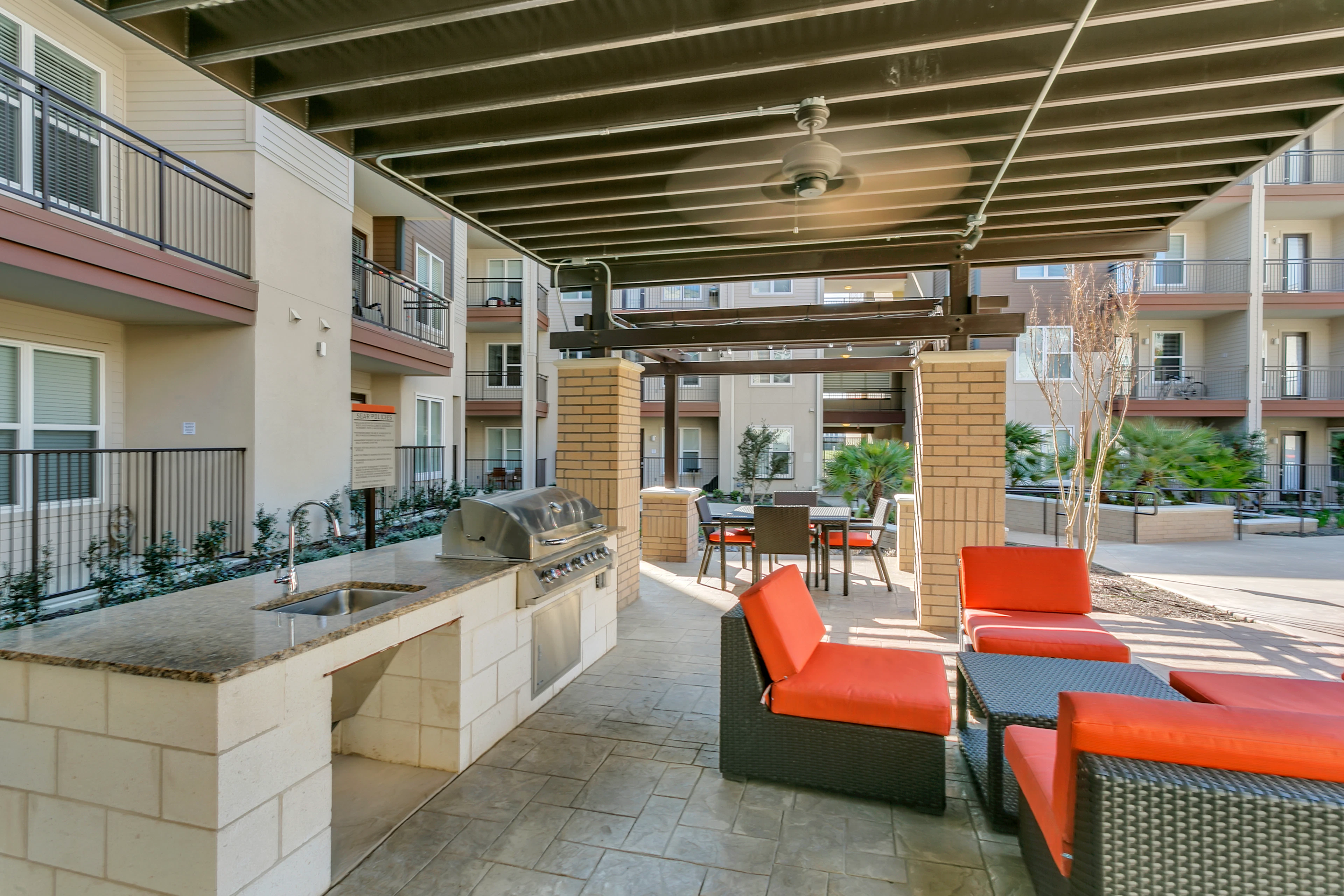 Resort-style pool at Cayman Las Colinas.
