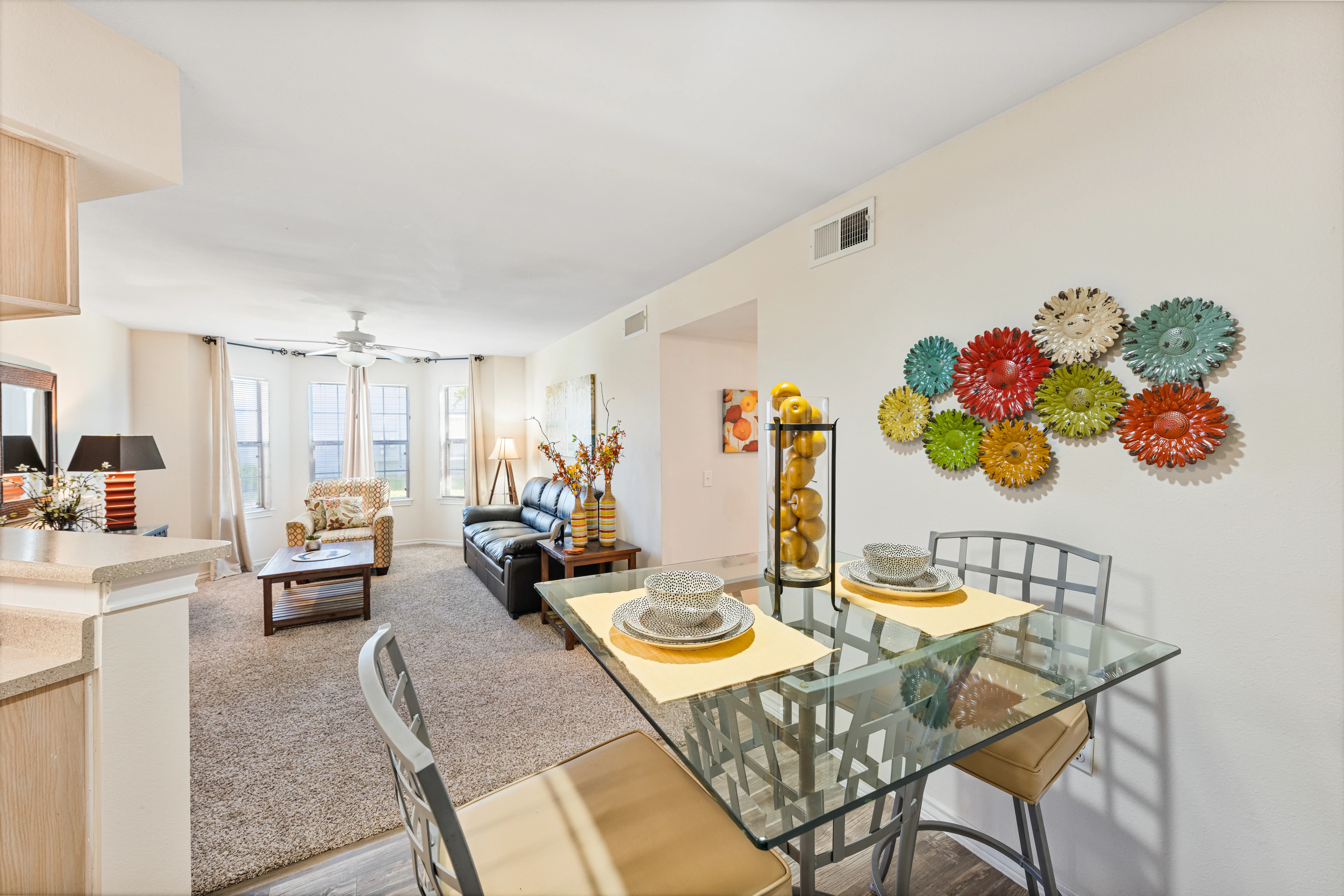 Crosswinds apartment interior in Corpus Christi, TX.