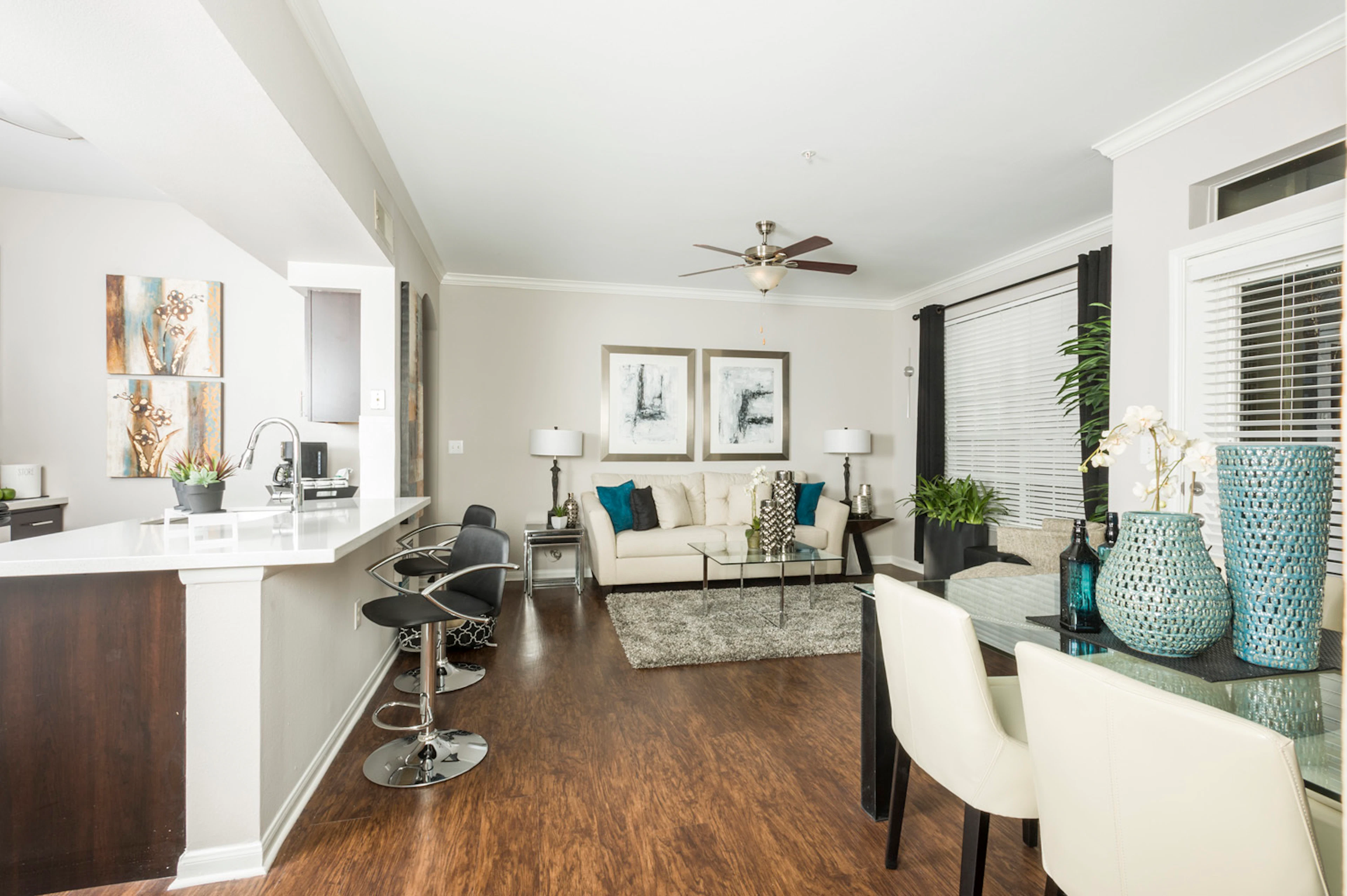 Interior de apartamento en Estates at Fountain Lake.