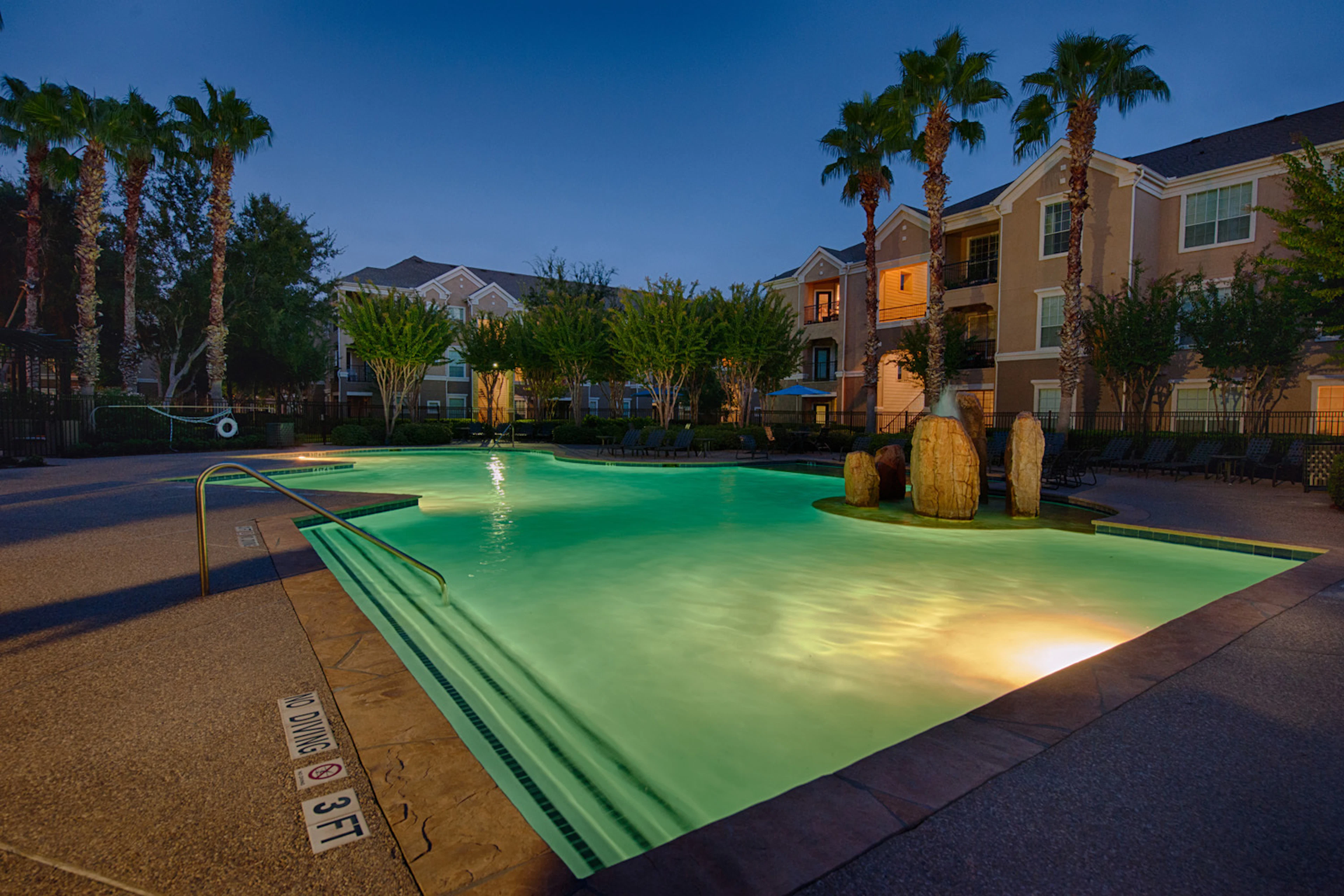 Clubhouse en Estates at Fountain Lake.