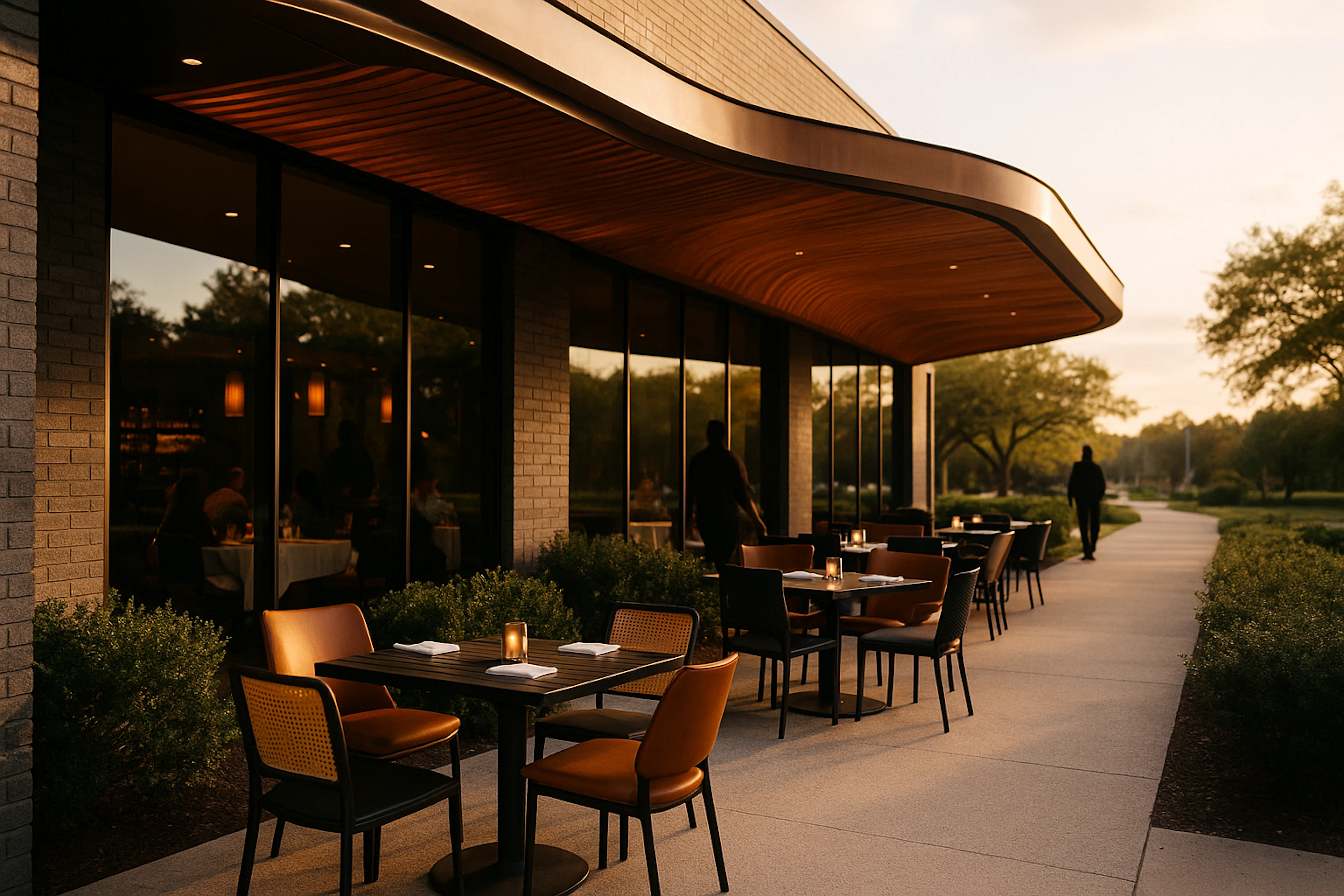 Highlighting the opening of Kirkwood, a modern American restaurant in the Energy Corridor.