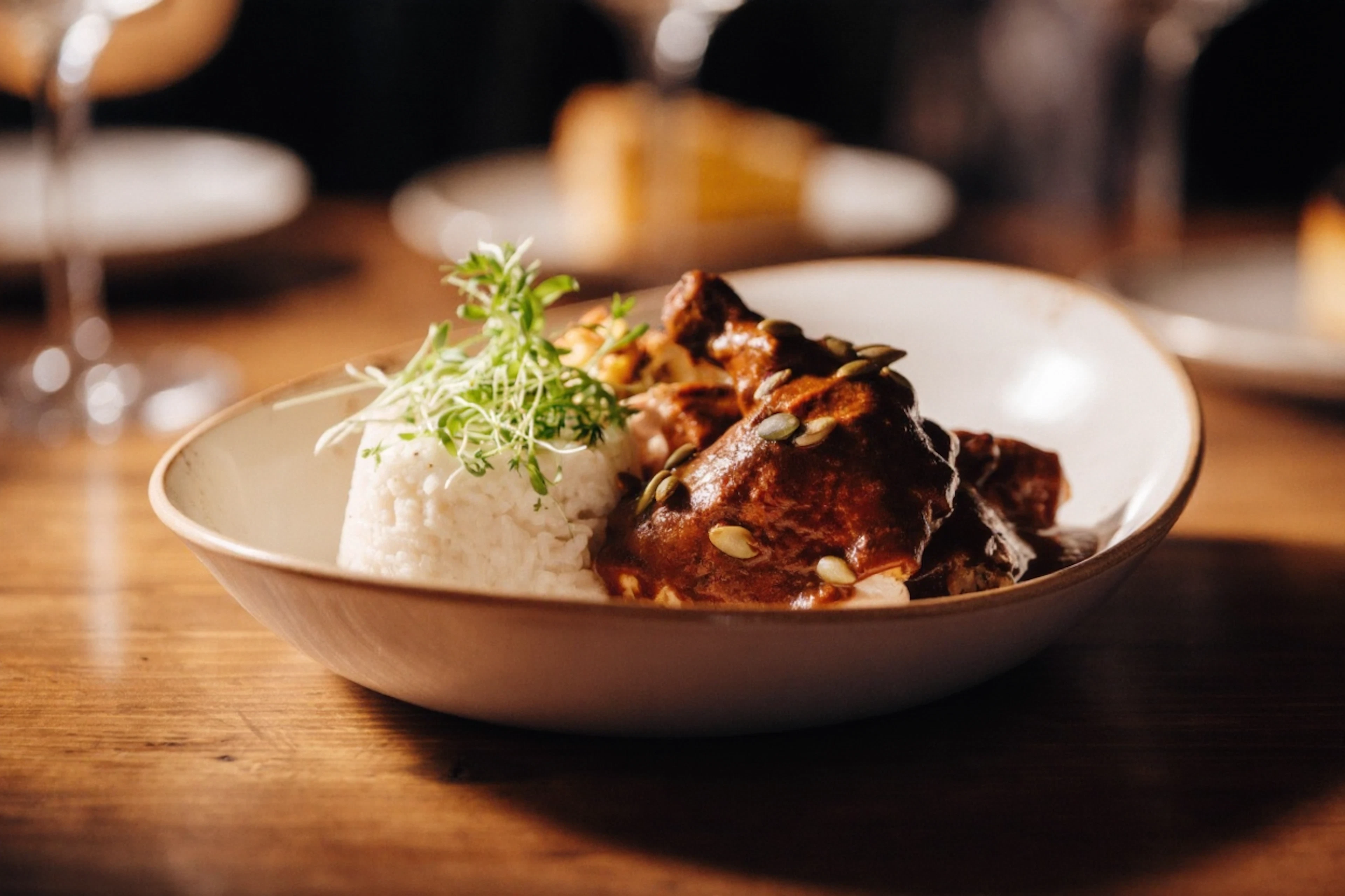 Exilio Latin Flair, a new Latin restaurant, has opened in Houston's Harlow District, offering upscale dining.
