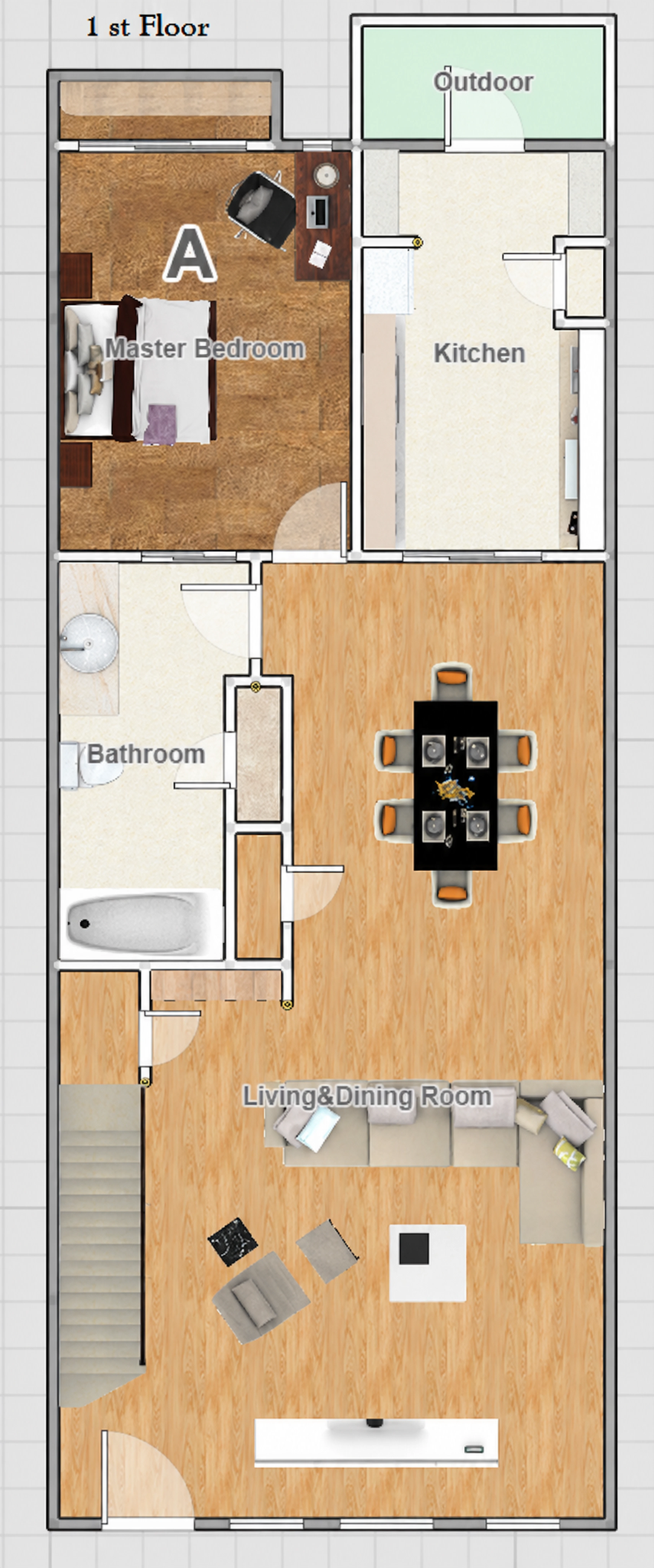 Midtown 1st floor plan