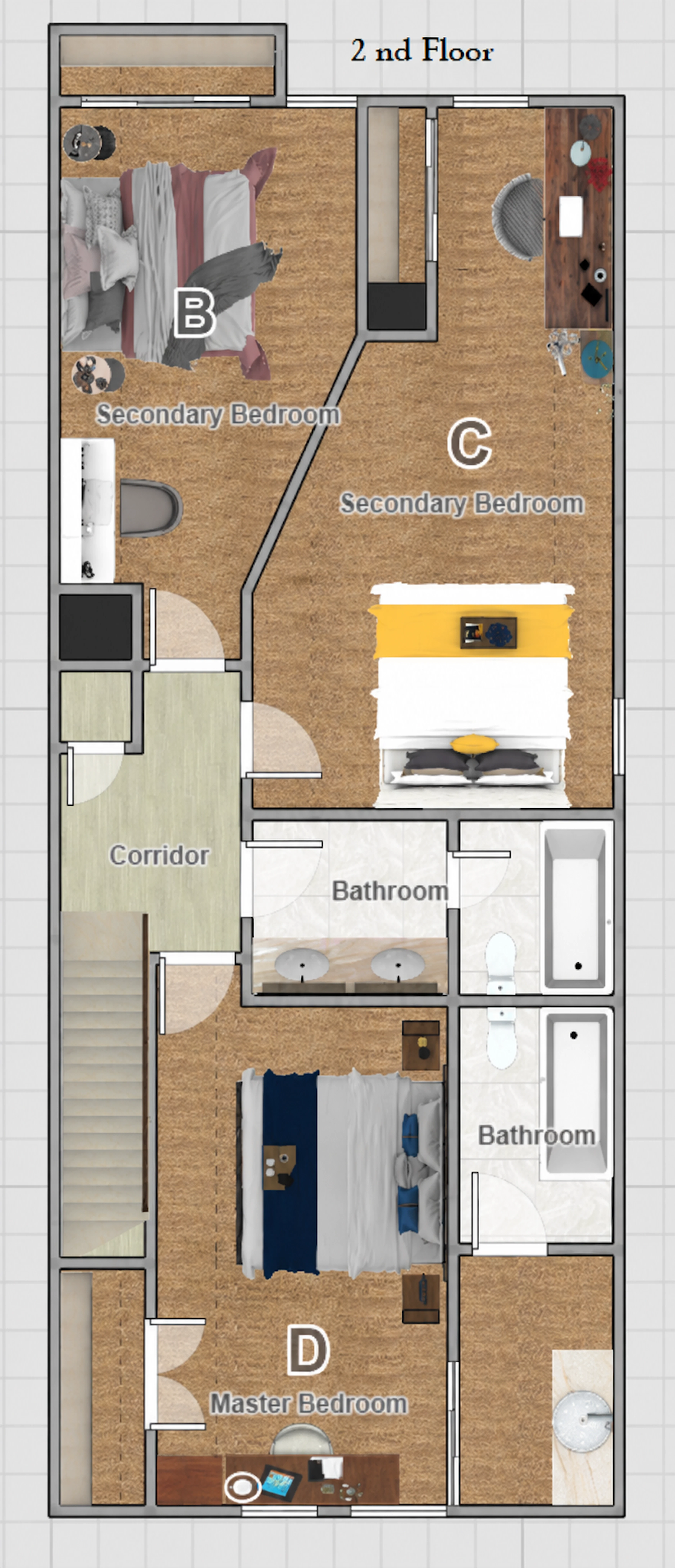 Midtown 2nd floor plan