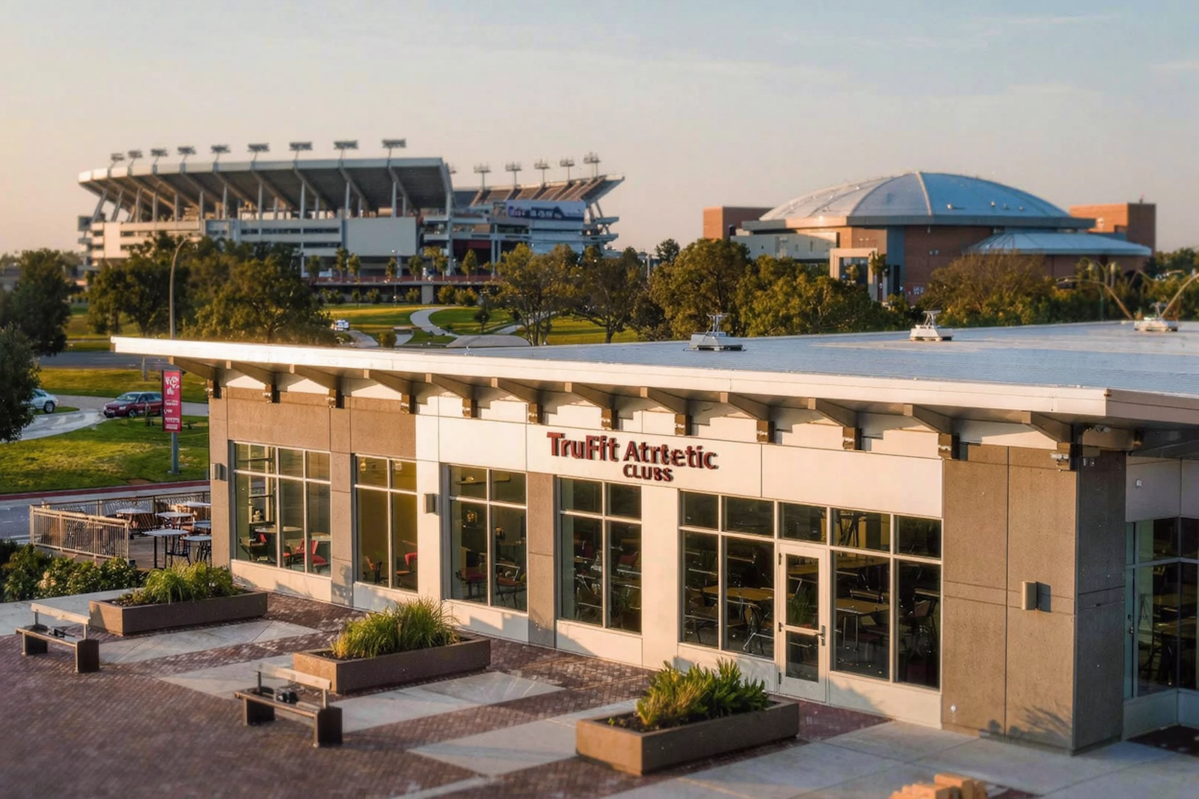 TruFit Athletic Clubs – top-rated gym on Texas Ave, less than a mile from home.