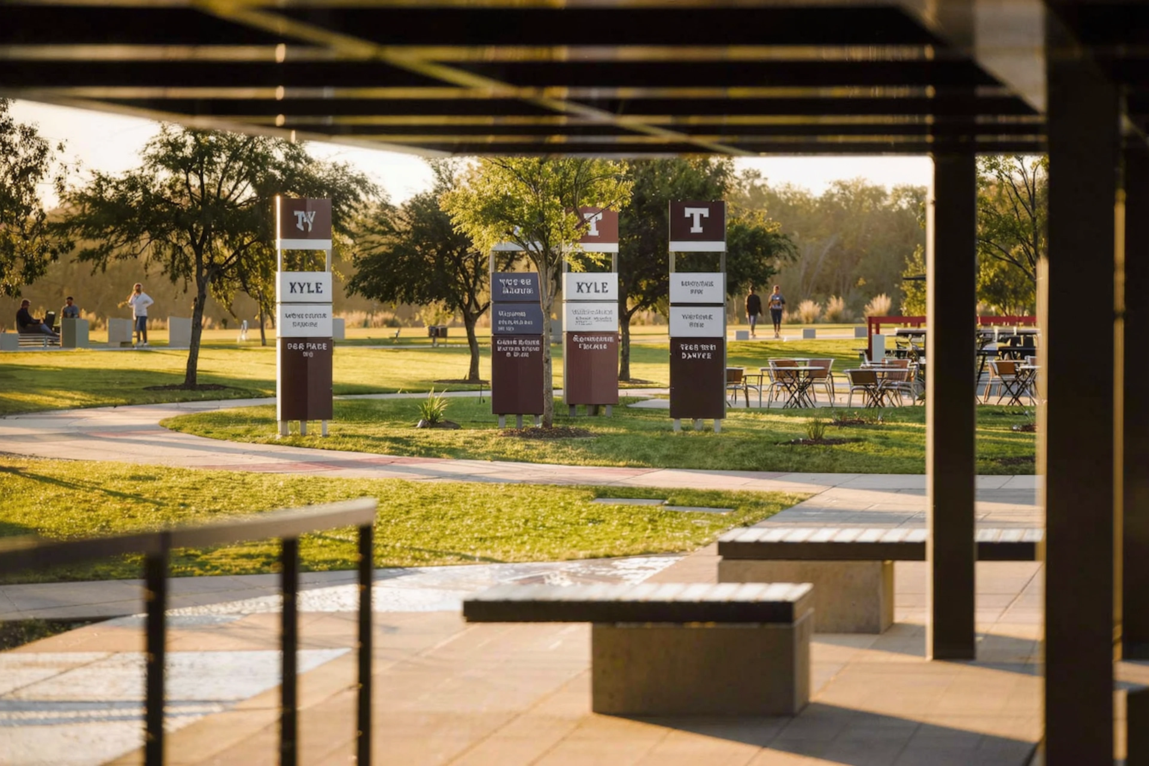 Aggie Park, 1.1 mi from the property, is rated 4.9 stars by nearly 700 reviewers — a near-campus green space for walks, outdoor studying and game-day mornings
