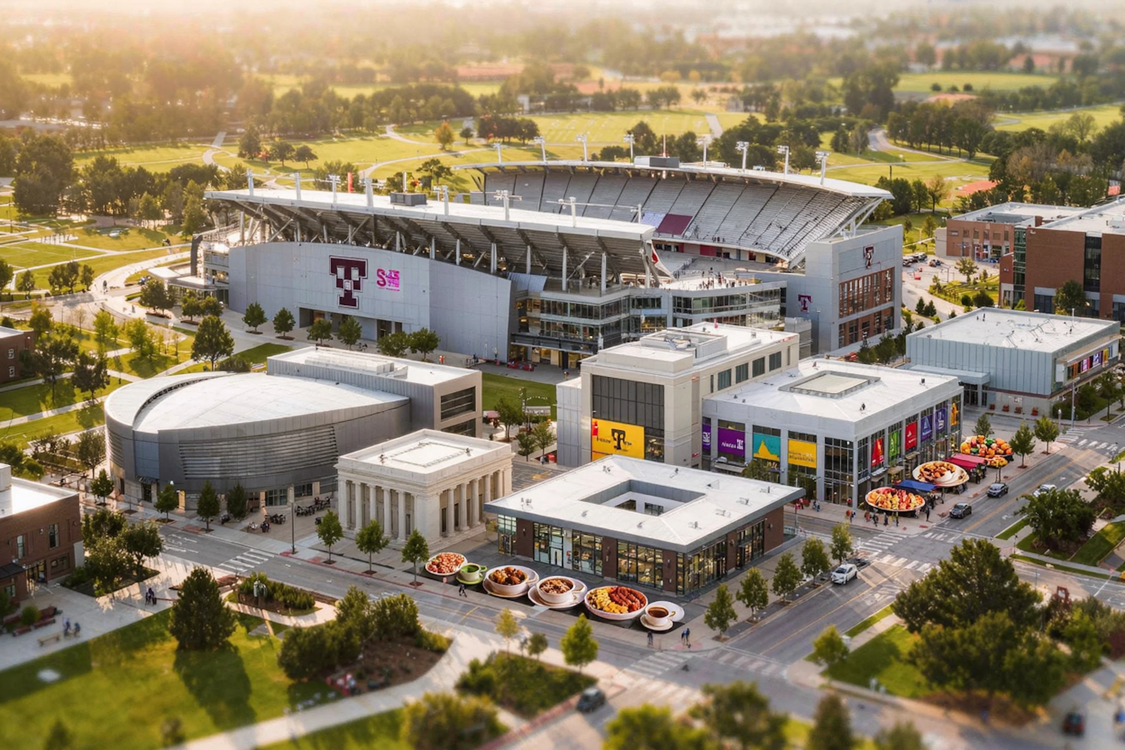 College Station hosts international soccer and track events at Kyle Field and E.B. Cushing Stadium, highlighting summer sports excitement