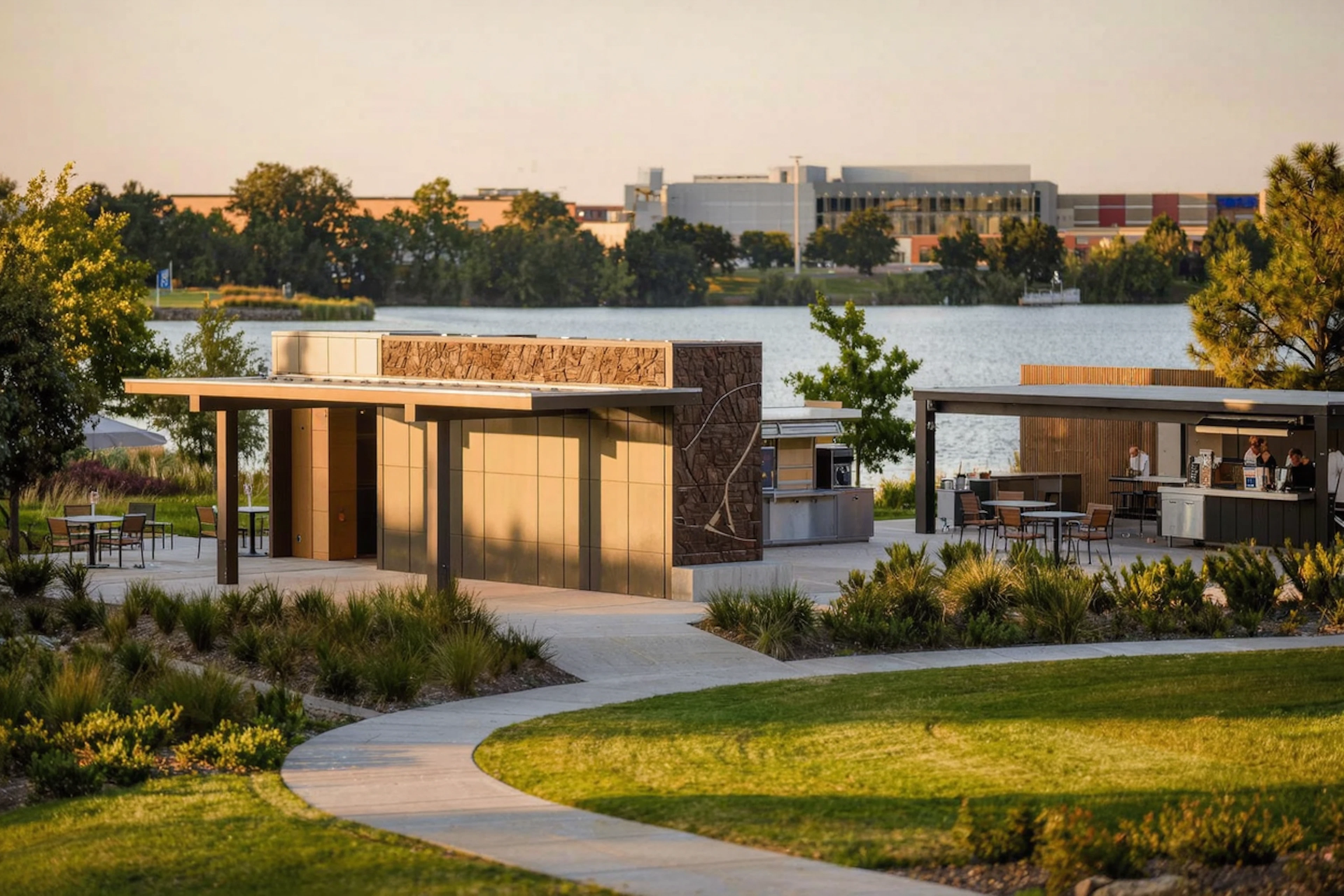 A 0.3-mile walk (or two-minute drive) from The Remington to Long Branch Park, one of Killeen's most-reviewed public parks — frame it as the go-to for a quick morning walk, picnics and weekend downtime, tying back to the property's own picnic/BBQ and pet-friendly setup.