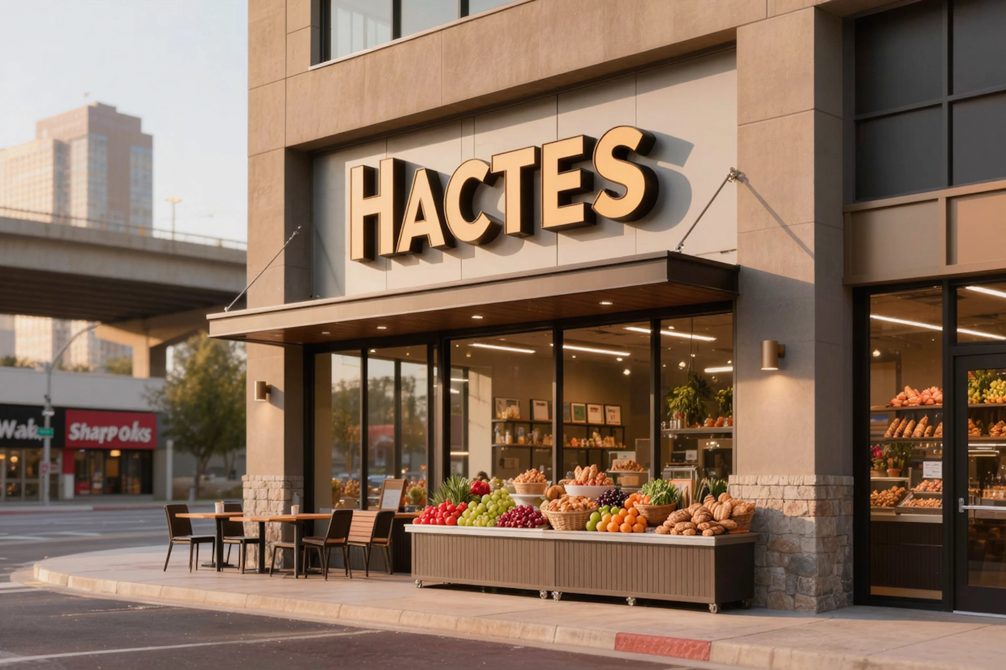 The corner-store option: Hastes African market sits 0.2 miles from the community and is rated 5.0 by reviewers — a walkable spot for pantry staples and ingredients rather than a drive to a big-box store.