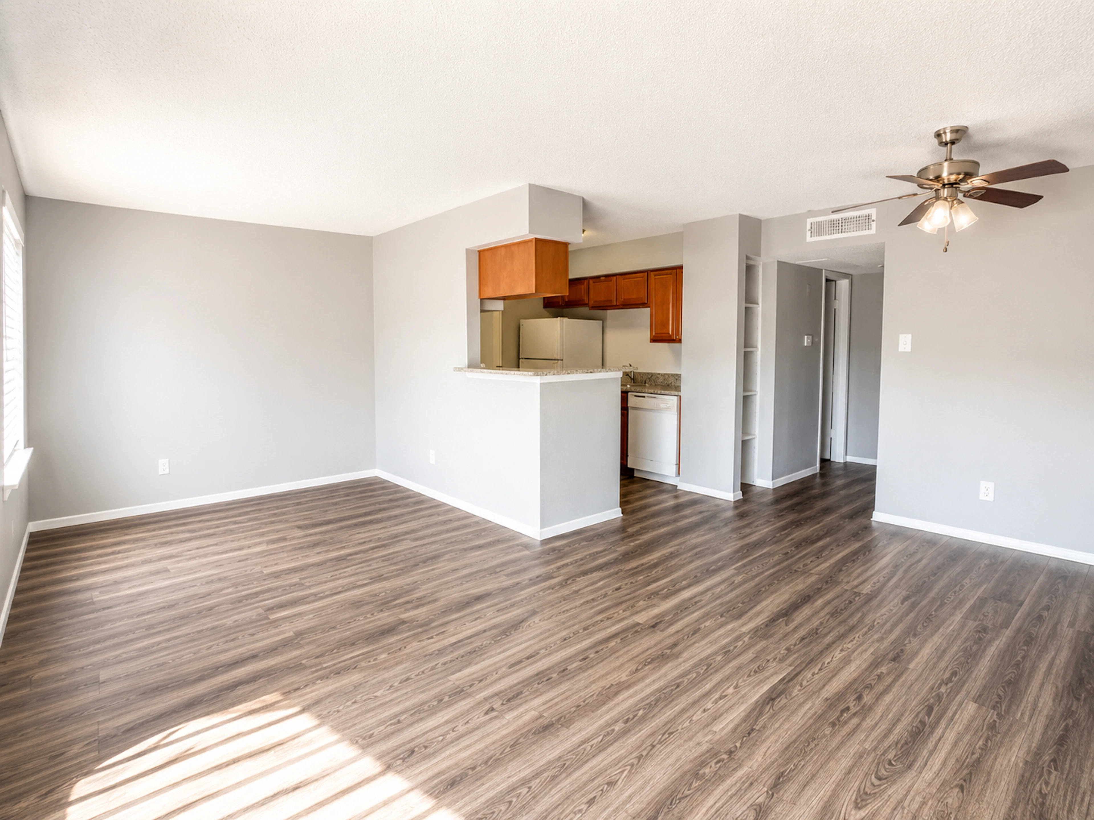 Walnut Creek apartment interior in Houston, TX.