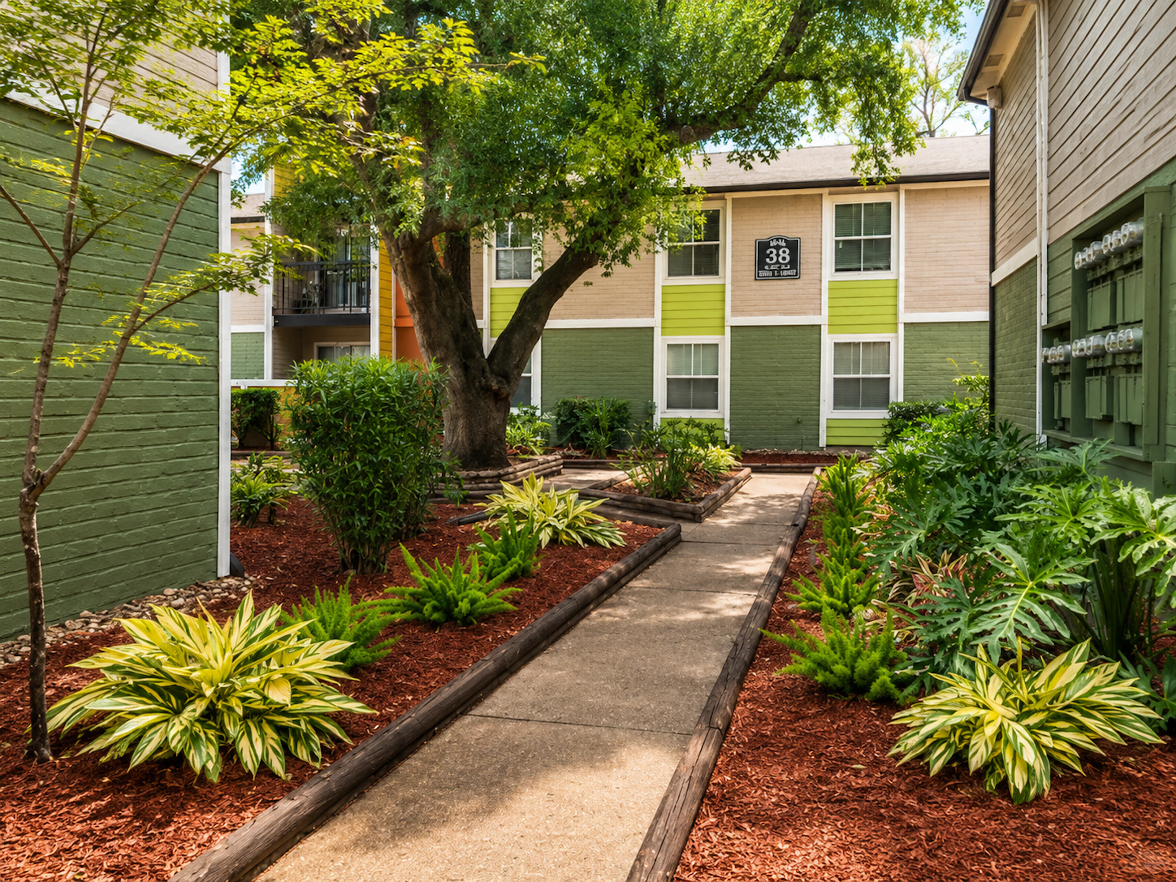 Walnut Creek community grounds in Houston, TX.