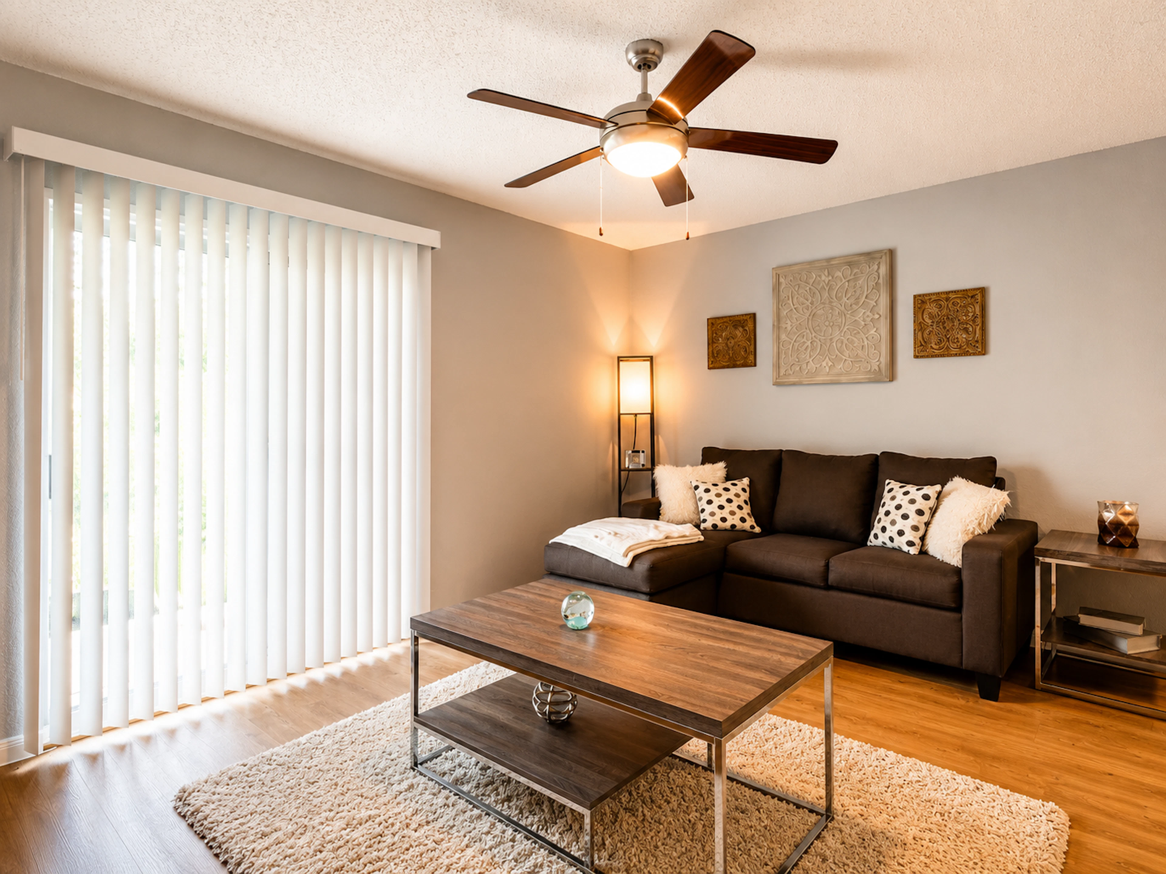 Walnut Creek apartment interior in Houston, TX.
