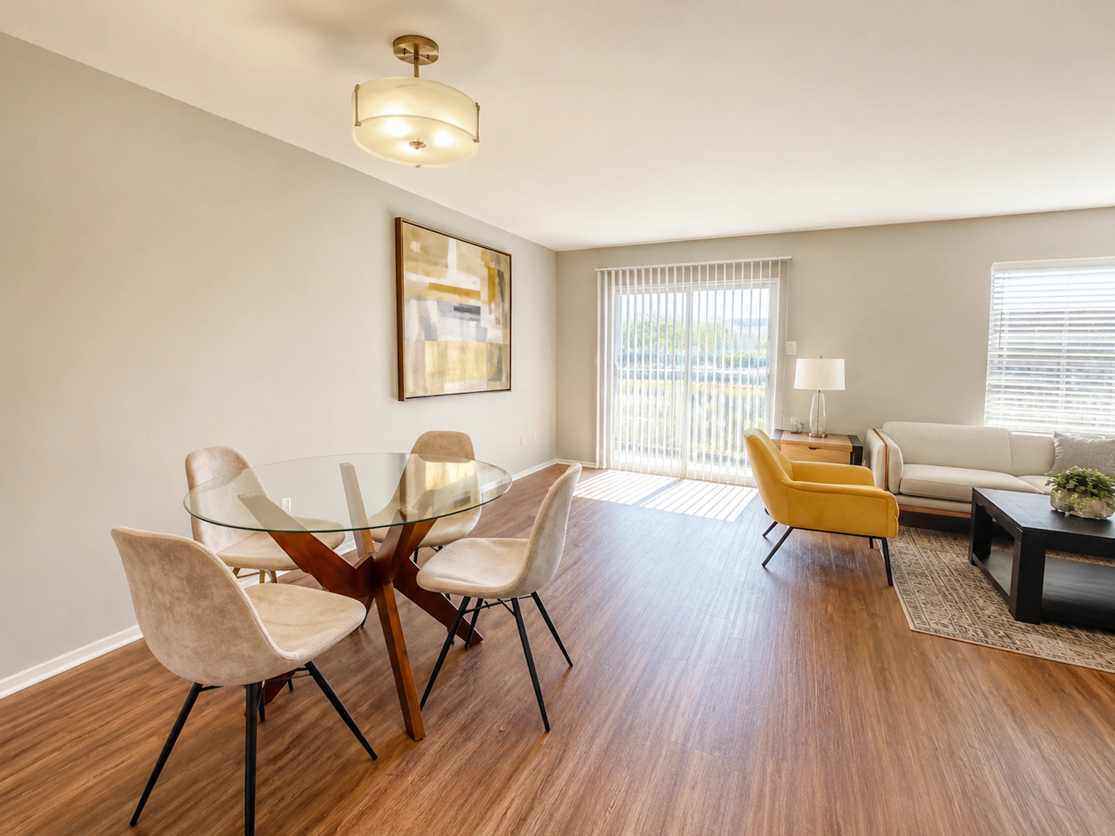 Walnut Creek apartment interior in Houston, TX.