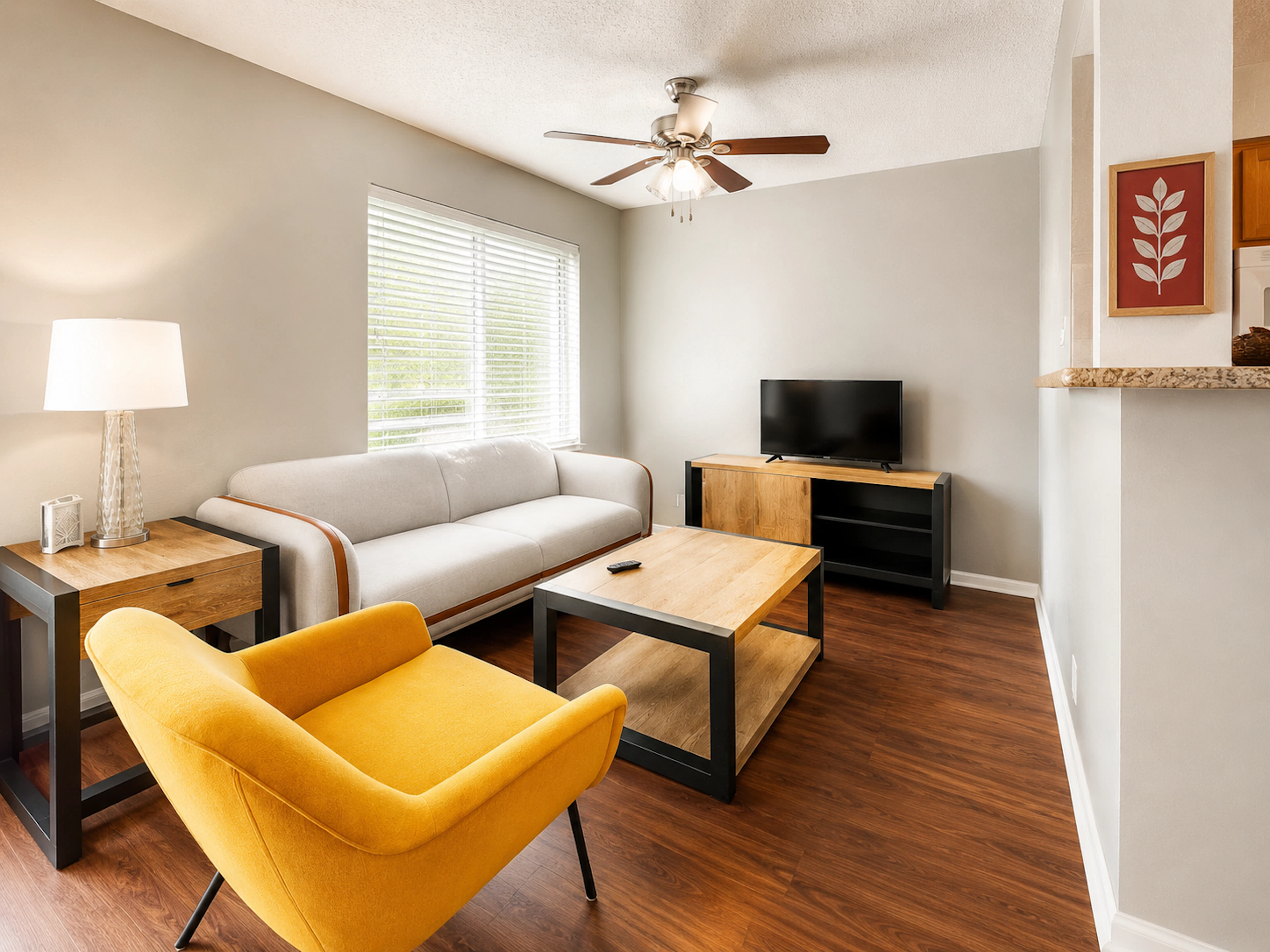 Walnut Creek apartment interior in Houston, TX.