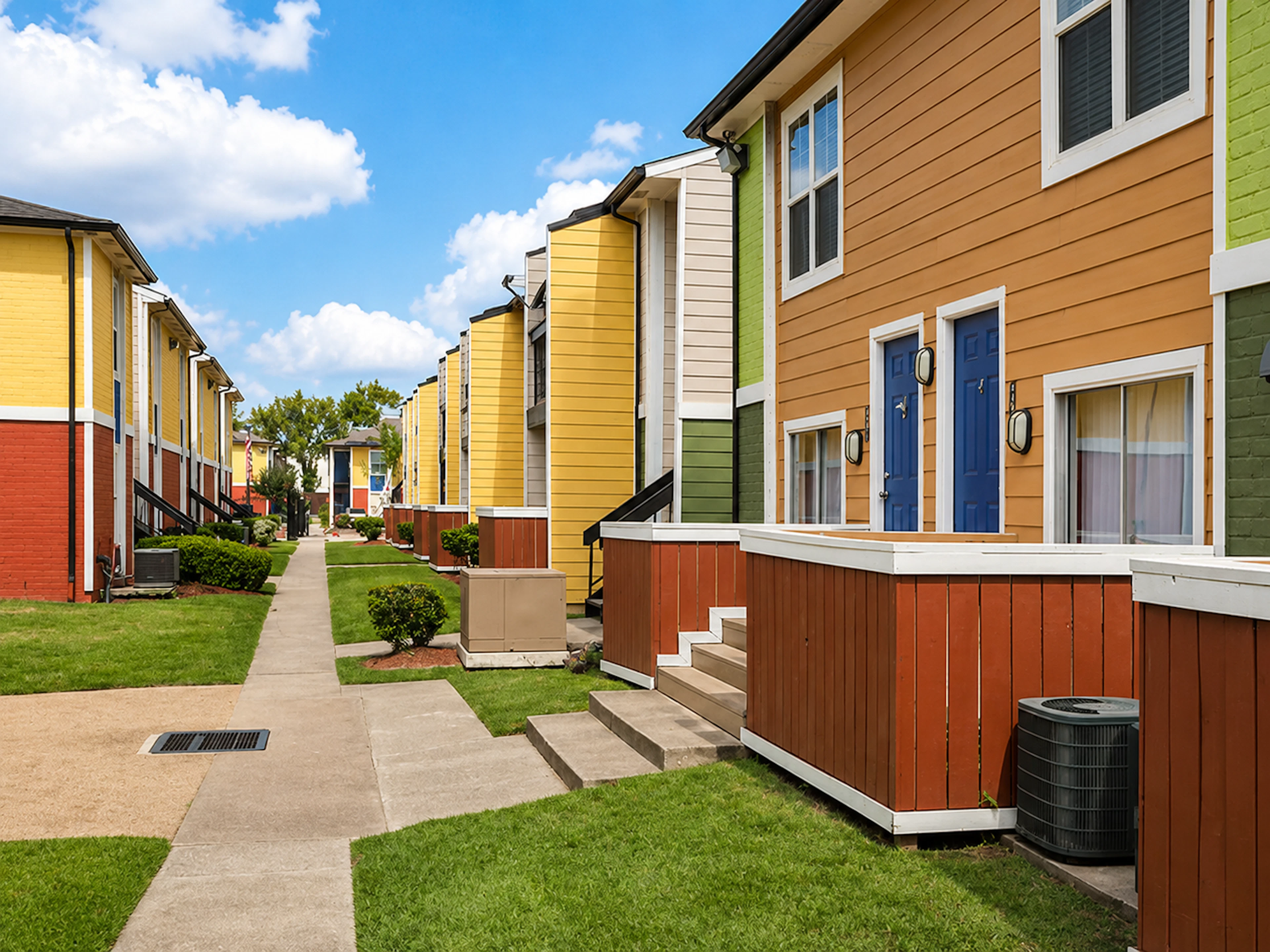 Walnut Creek community grounds in Houston, TX.