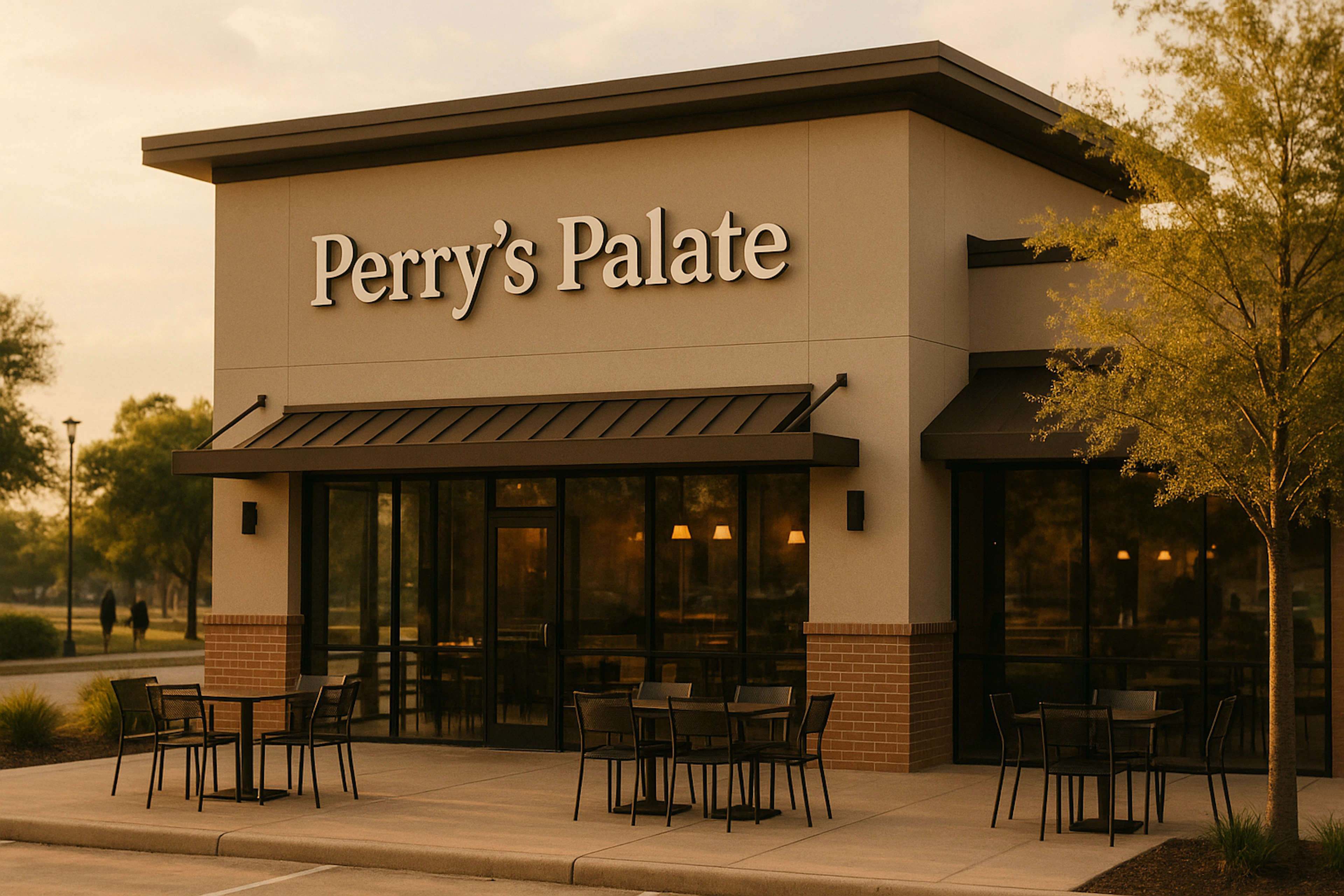 Showcasing Perry's Palate, a highly-rated local restaurant.
