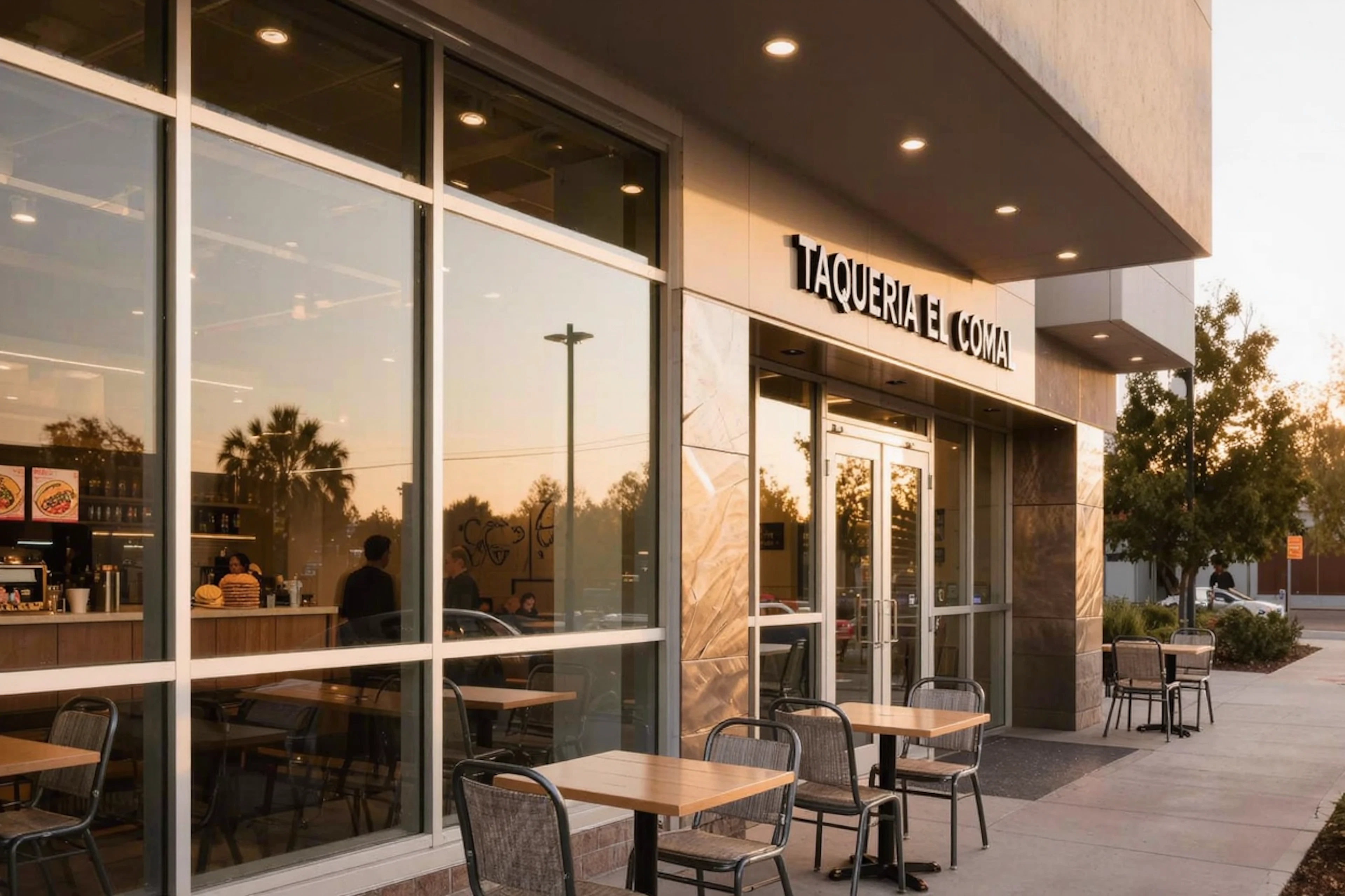 TAQUERIA EL COMAL: a 5.0-rated taqueria just half a mile from West Oaks Landing