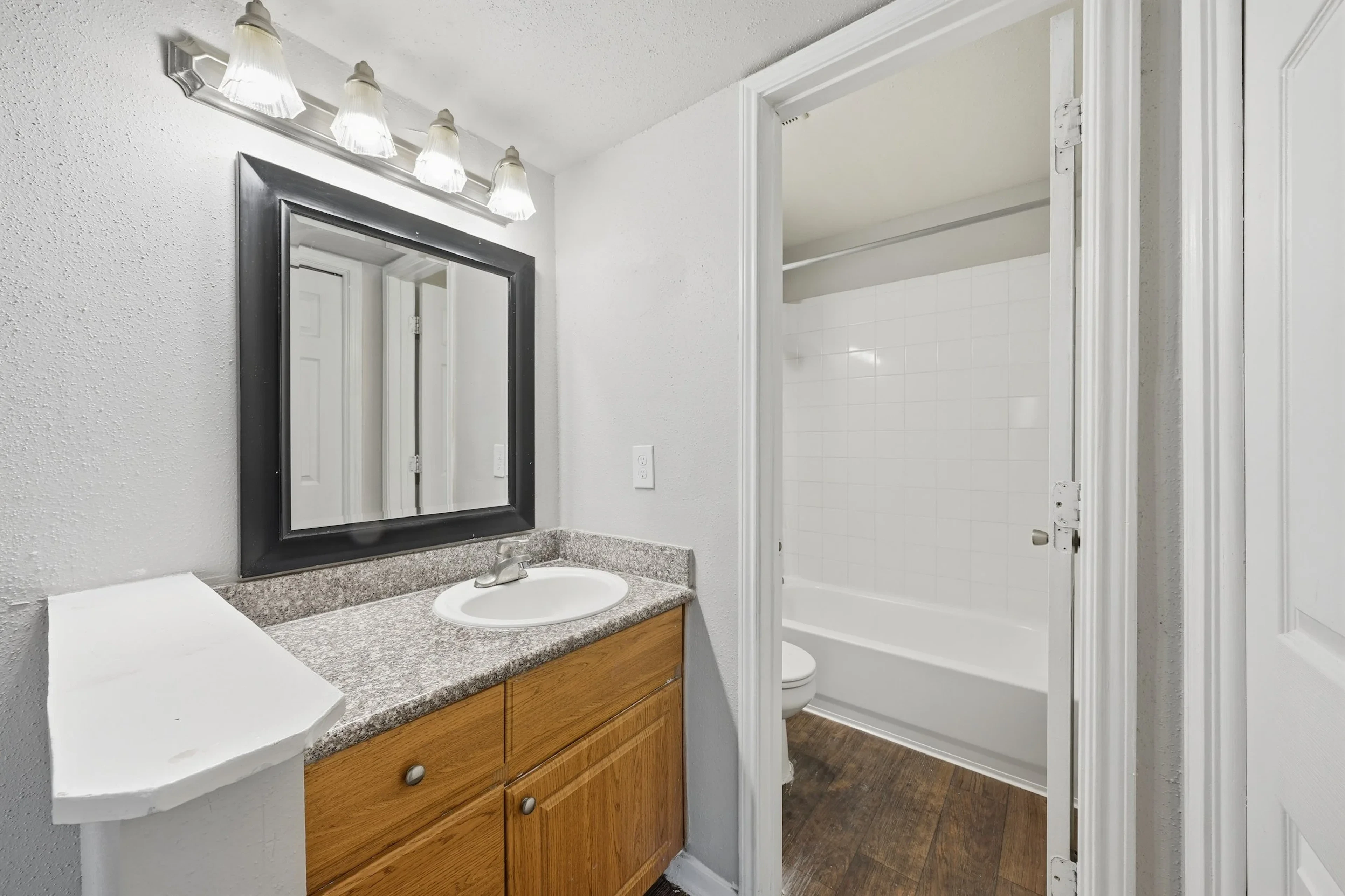 Apartment interior at Woodtrail Apartment Homes in Houston, TX.