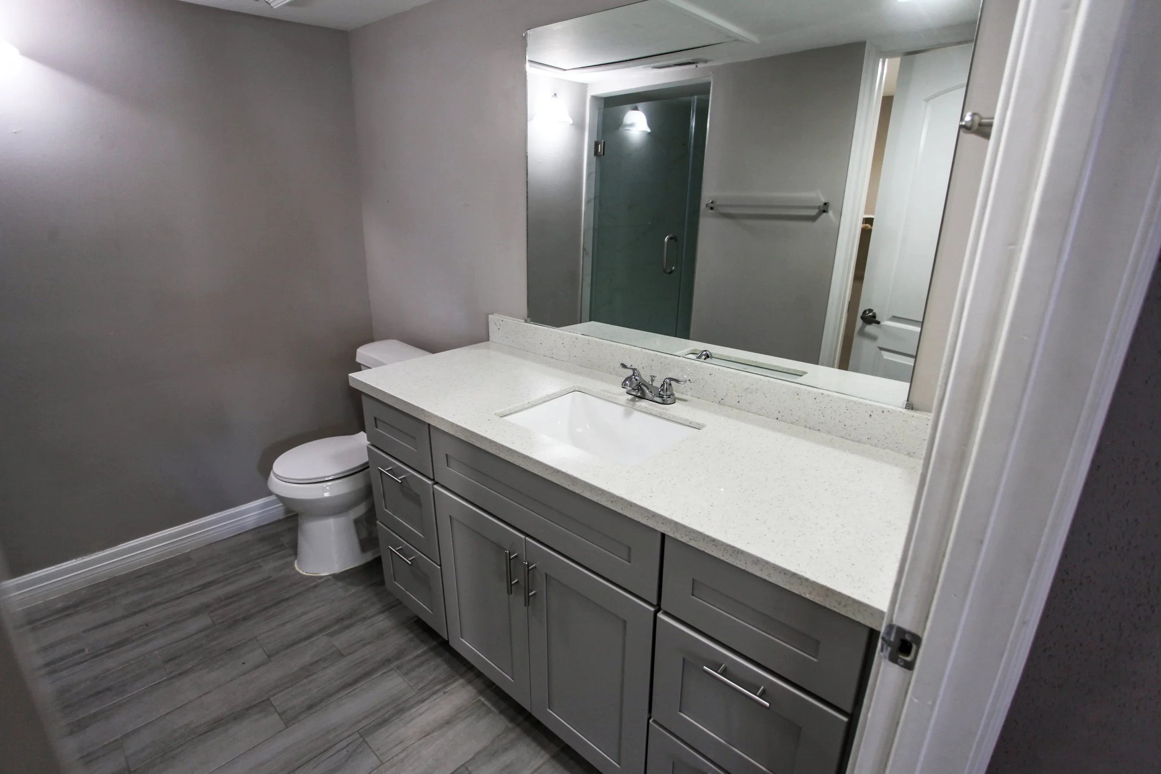 Apartment interior at Woodtrail Apartment Homes in Houston, TX.