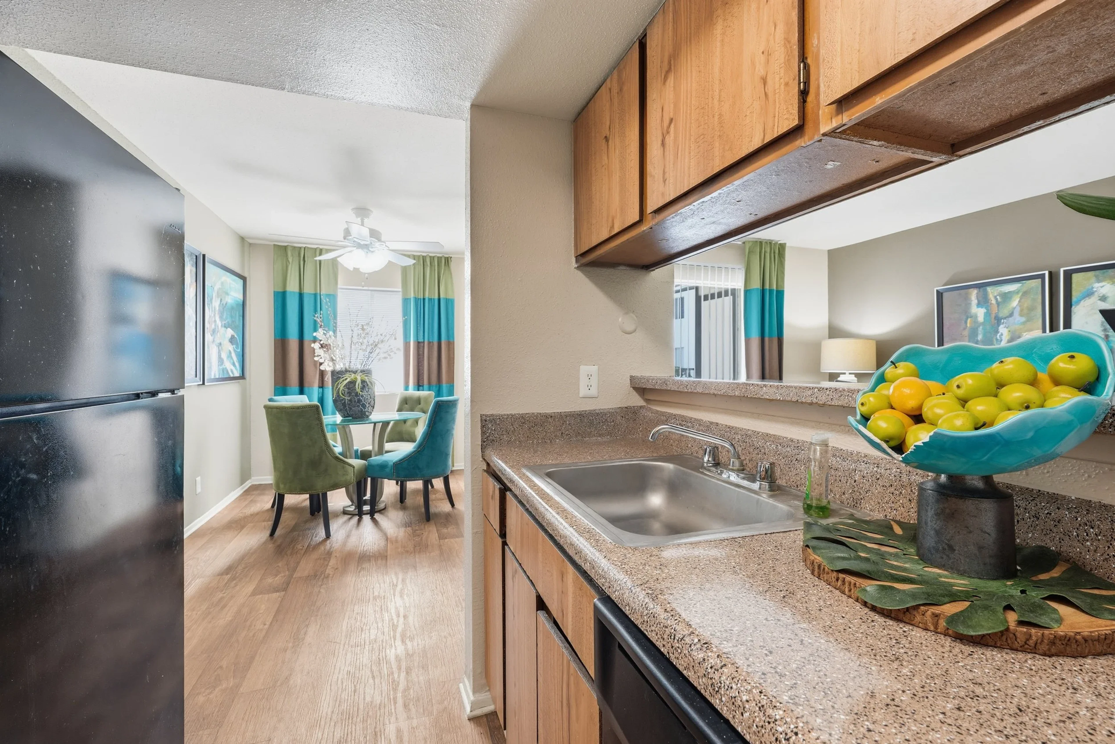Apartment interior at Woodtrail Apartment Homes in Houston, TX.