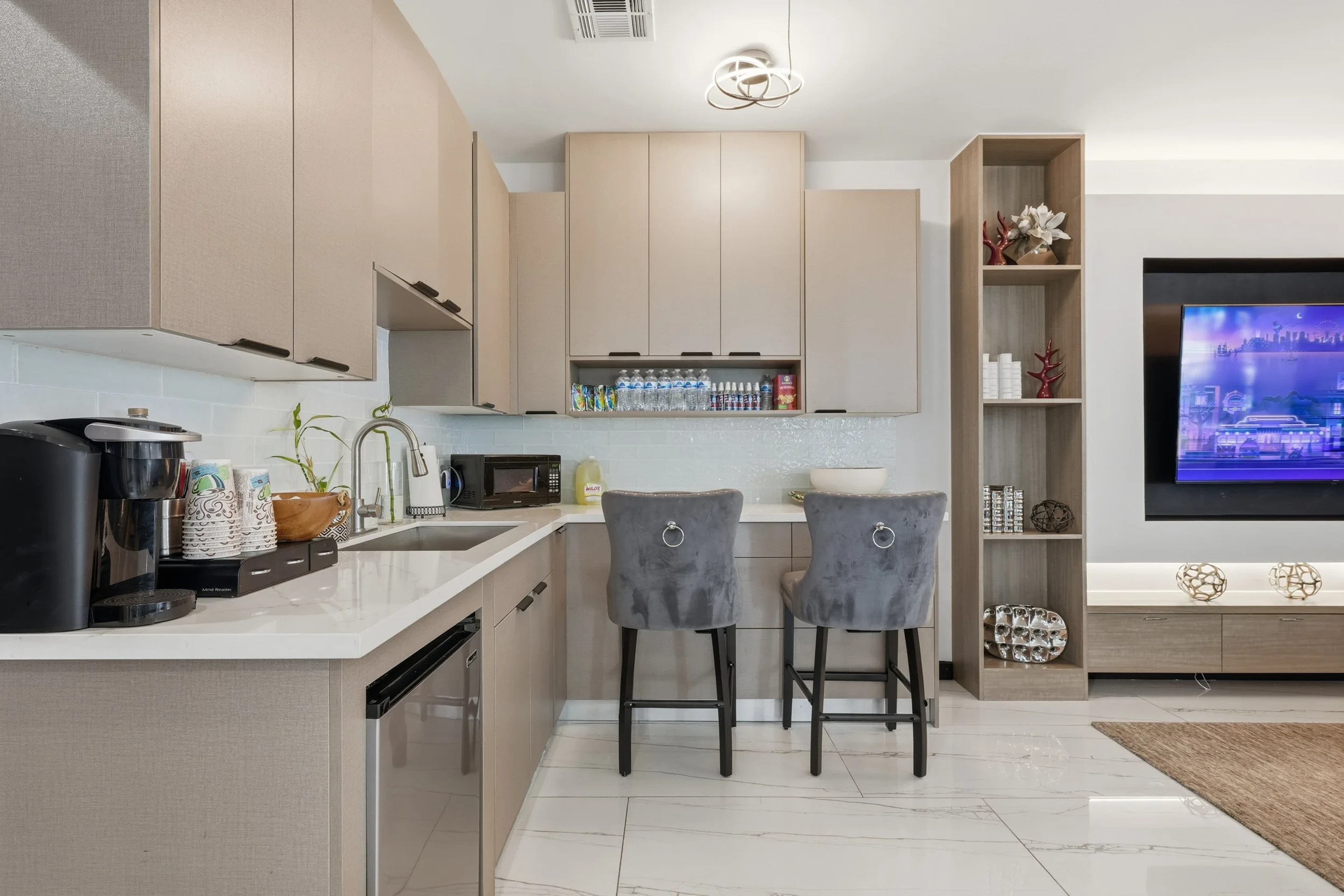Look-and-lease: $99 combined admin + application fee for anyone who tours and applies within 24 hours — frame as 'tour today, apply today, save on move-in costs' at Woodtrail in Westchase.