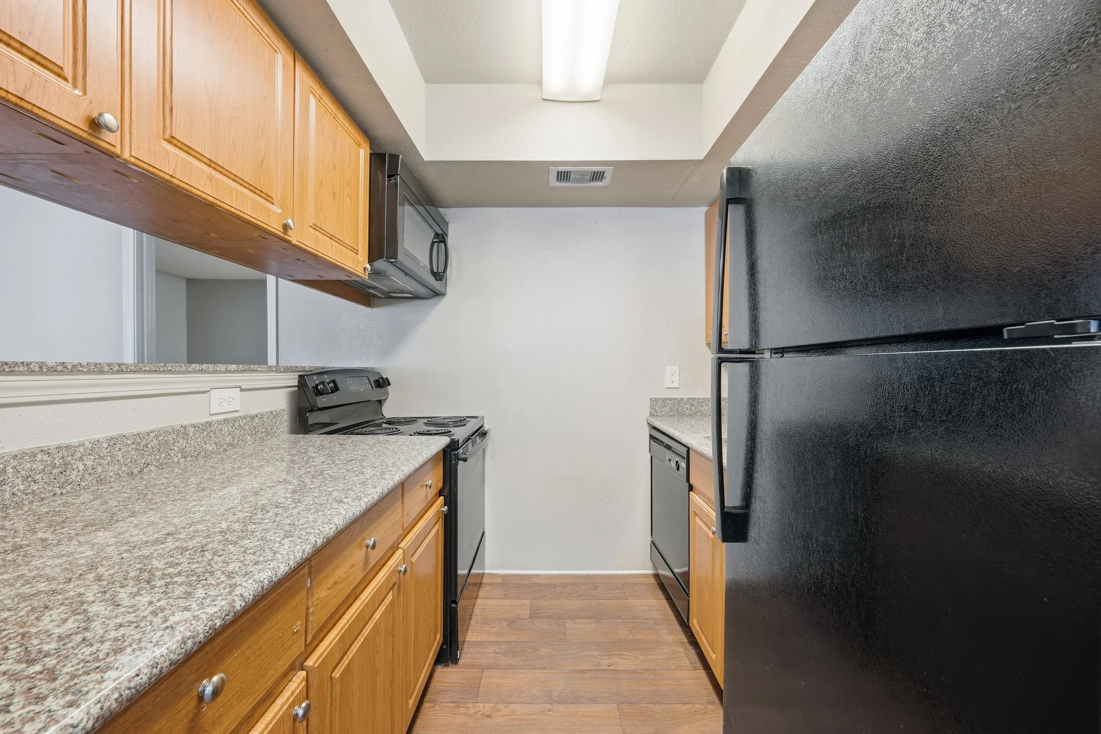 Apartment interior at Woodtrail Apartment Homes in Houston, TX.