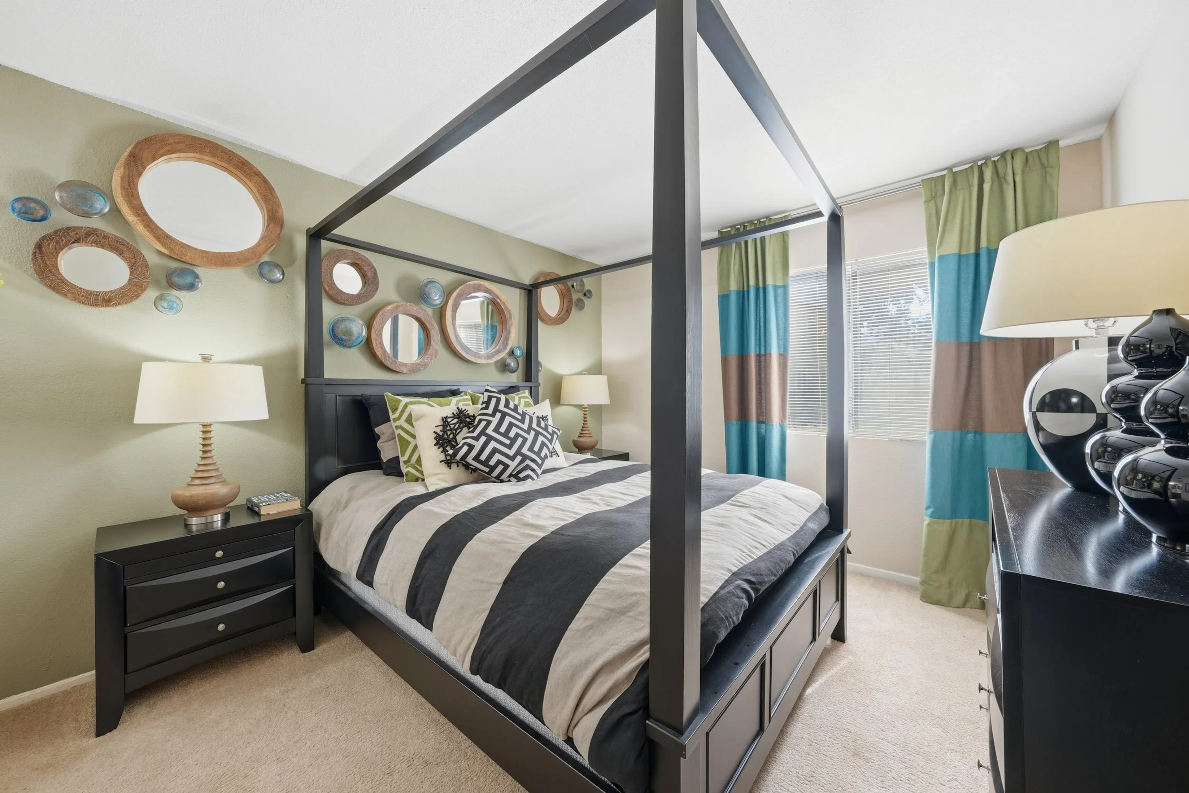 Apartment interior at Woodtrail Apartment Homes in Houston, TX.