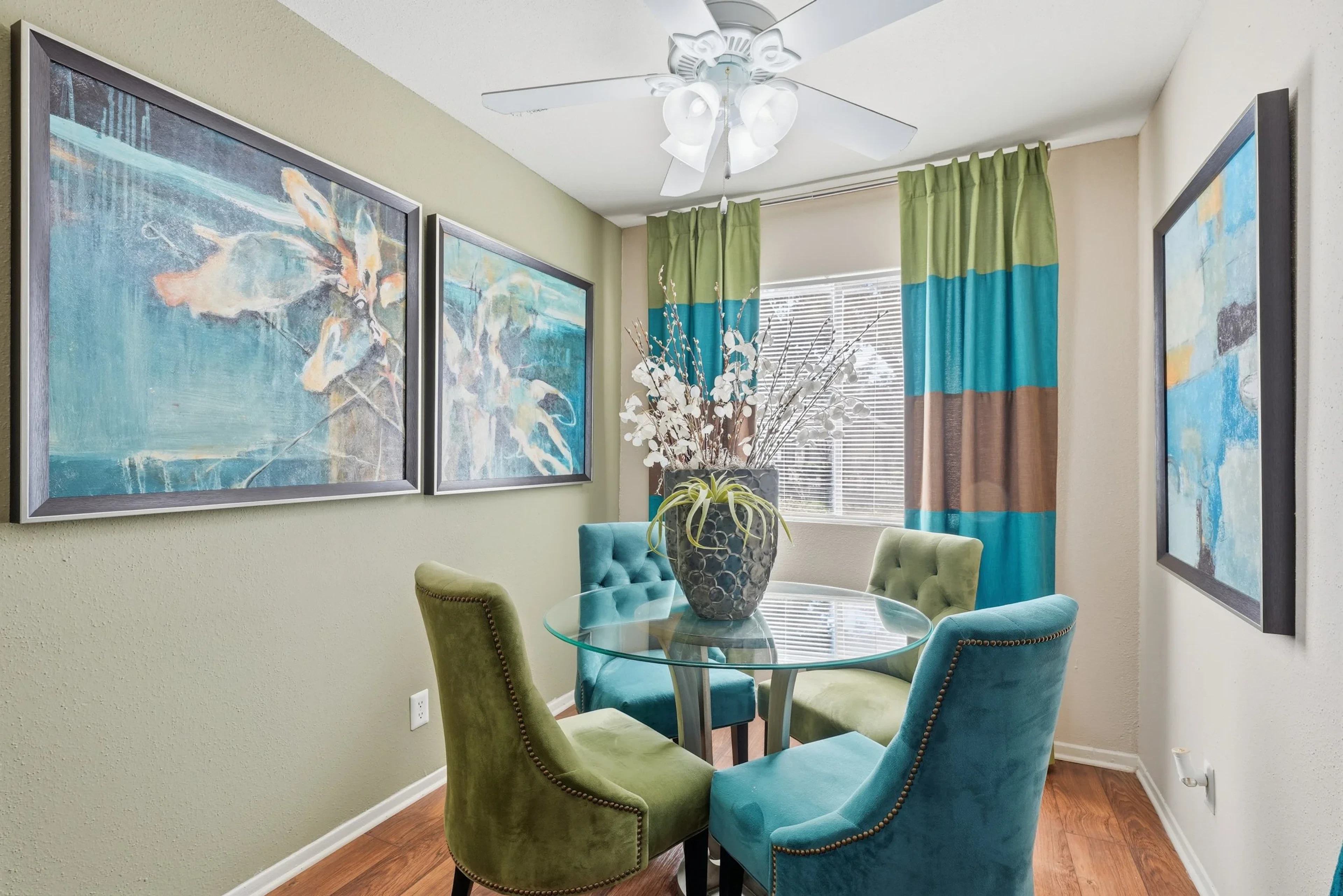 Apartment interior at Woodtrail Apartment Homes in Houston, TX.