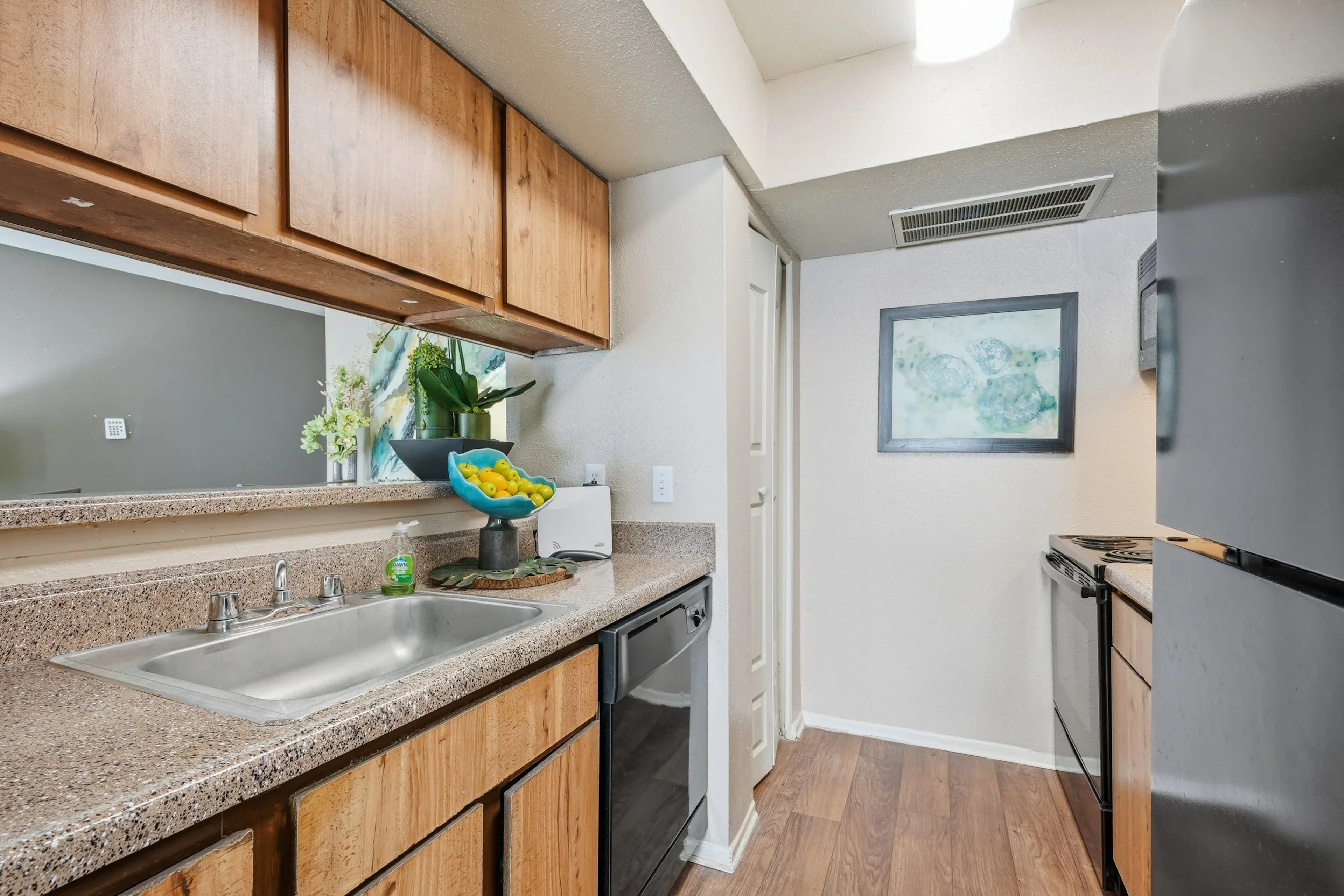 Apartment interior at Woodtrail Apartment Homes in Houston, TX.